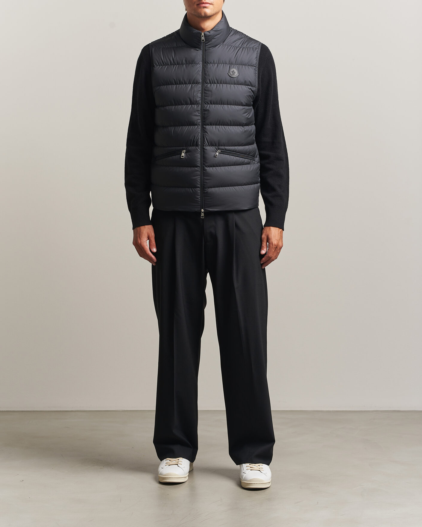 Heren | Gilets | Moncler | Treompan Down Vest Black