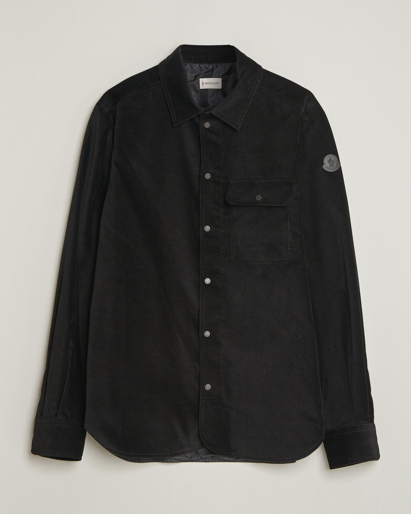 Heren | Overhemden | Moncler | Corduroy Overshirt Black