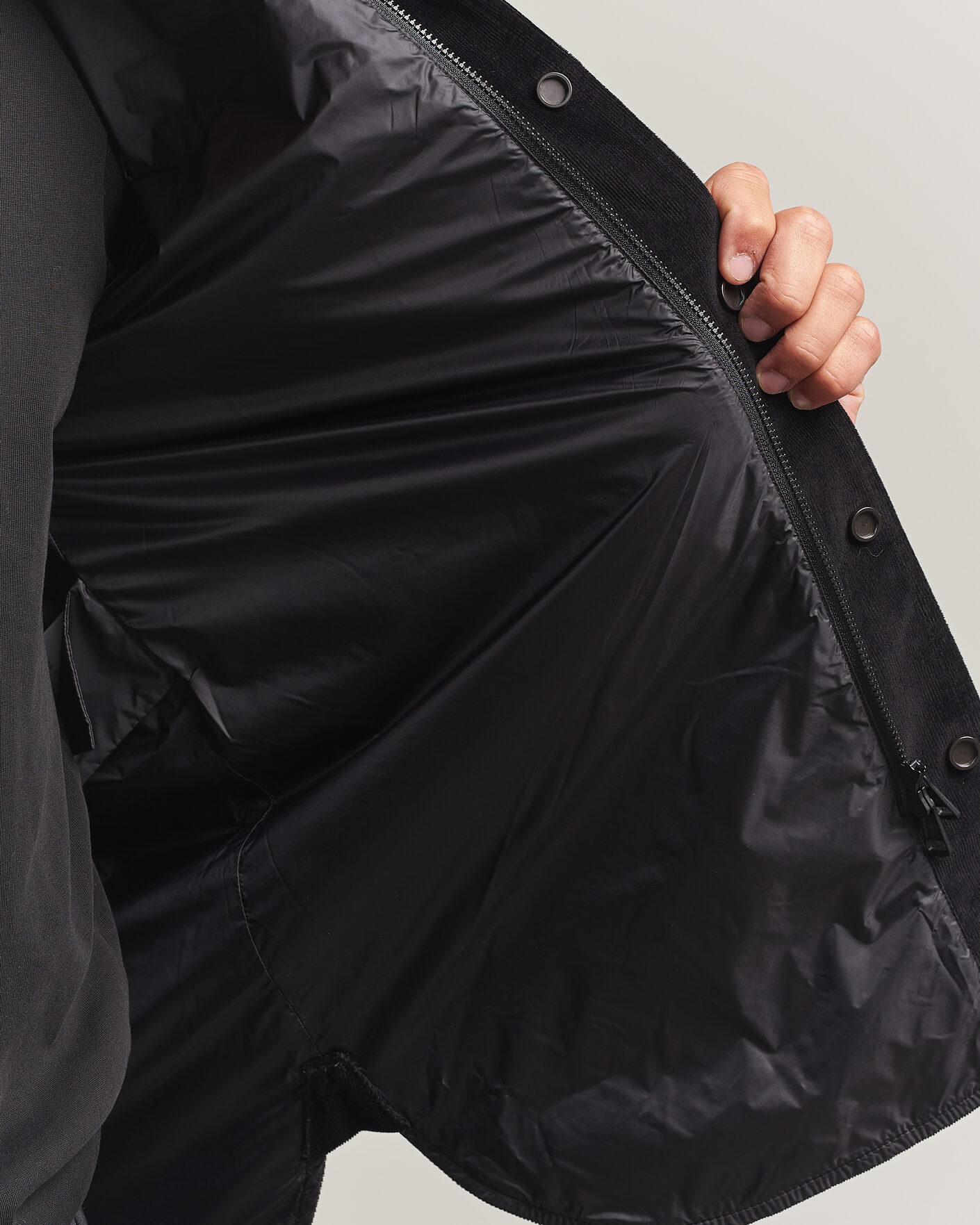 Heren | Overhemden | Moncler | Corduroy Overshirt Black
