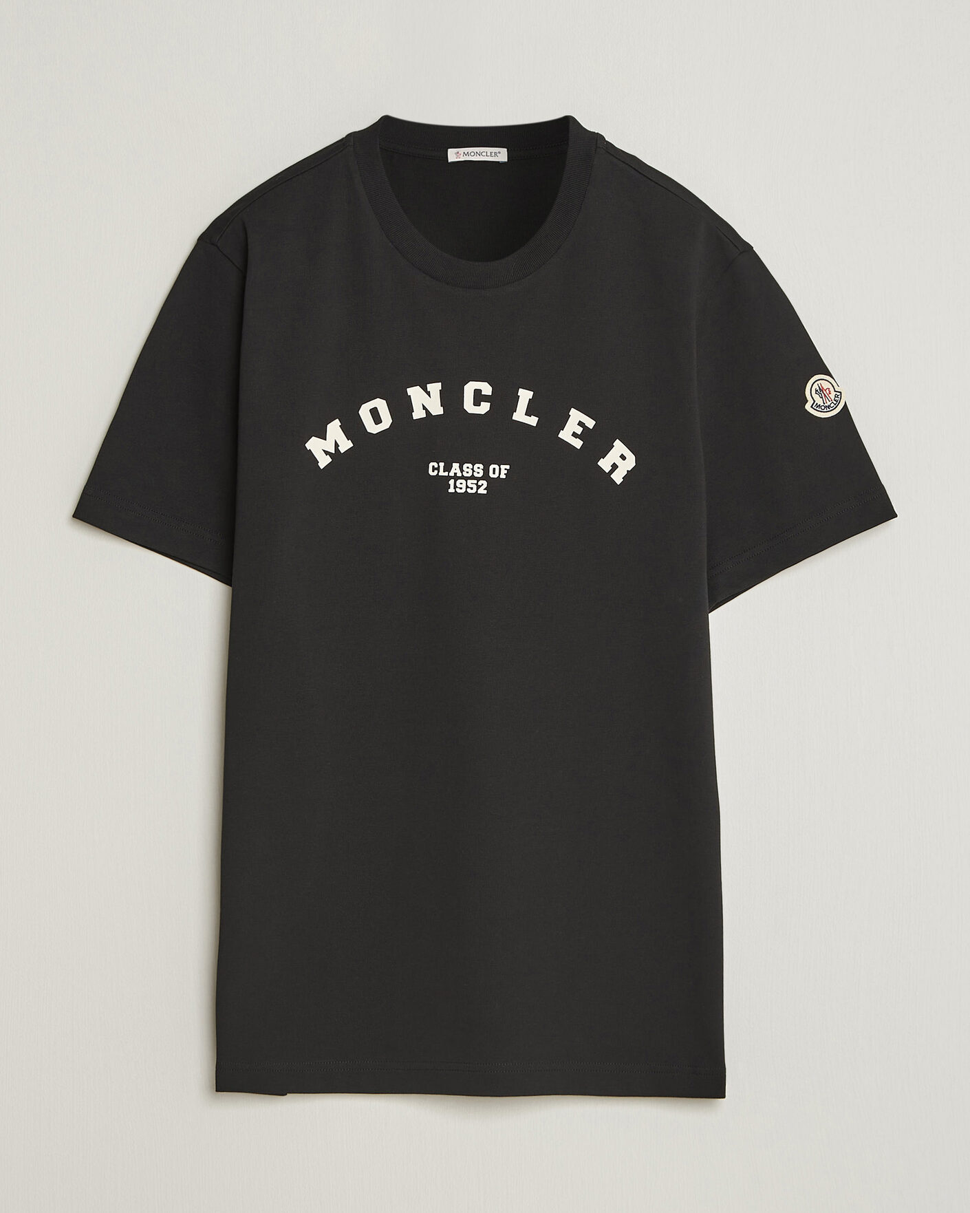 Heren | T-shirts | Moncler | College Logo T-Shirt Black