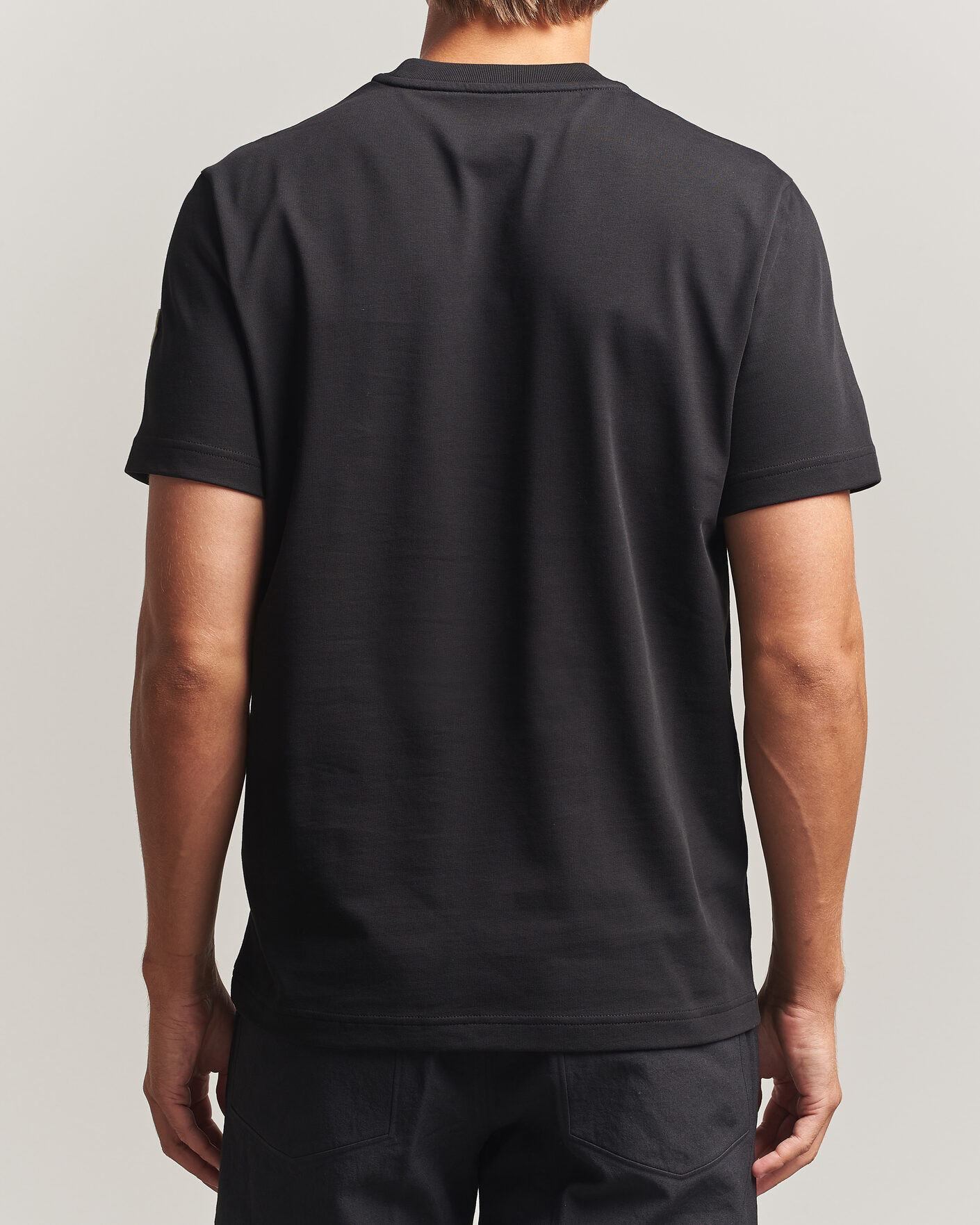 Heren | T-shirts | Moncler | College Logo T-Shirt Black