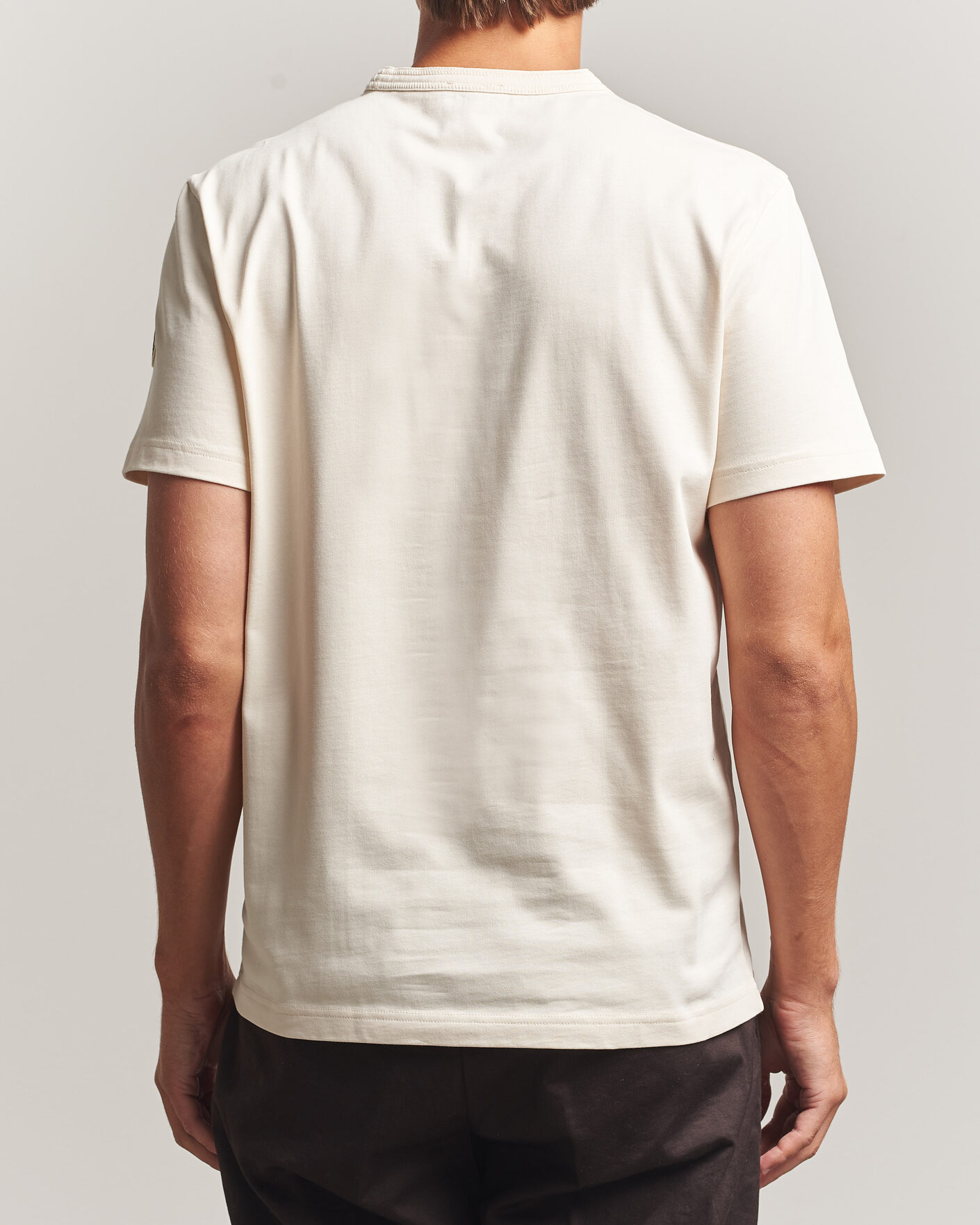 Heren | T-shirts | Moncler | Varsity Logo T-Shirt Off White