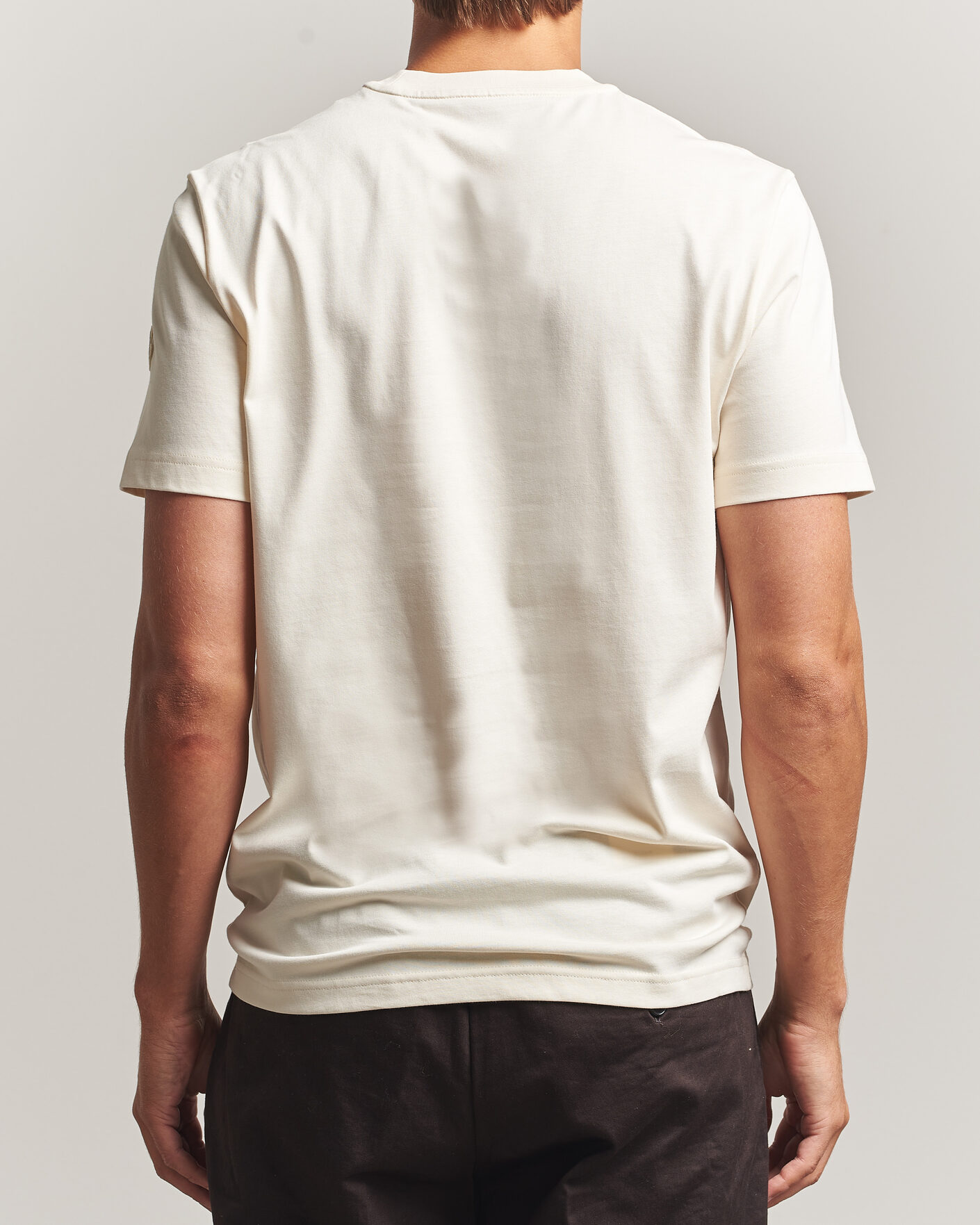 Heren | T-shirts | Moncler | College Logo T-Shirt Off White
