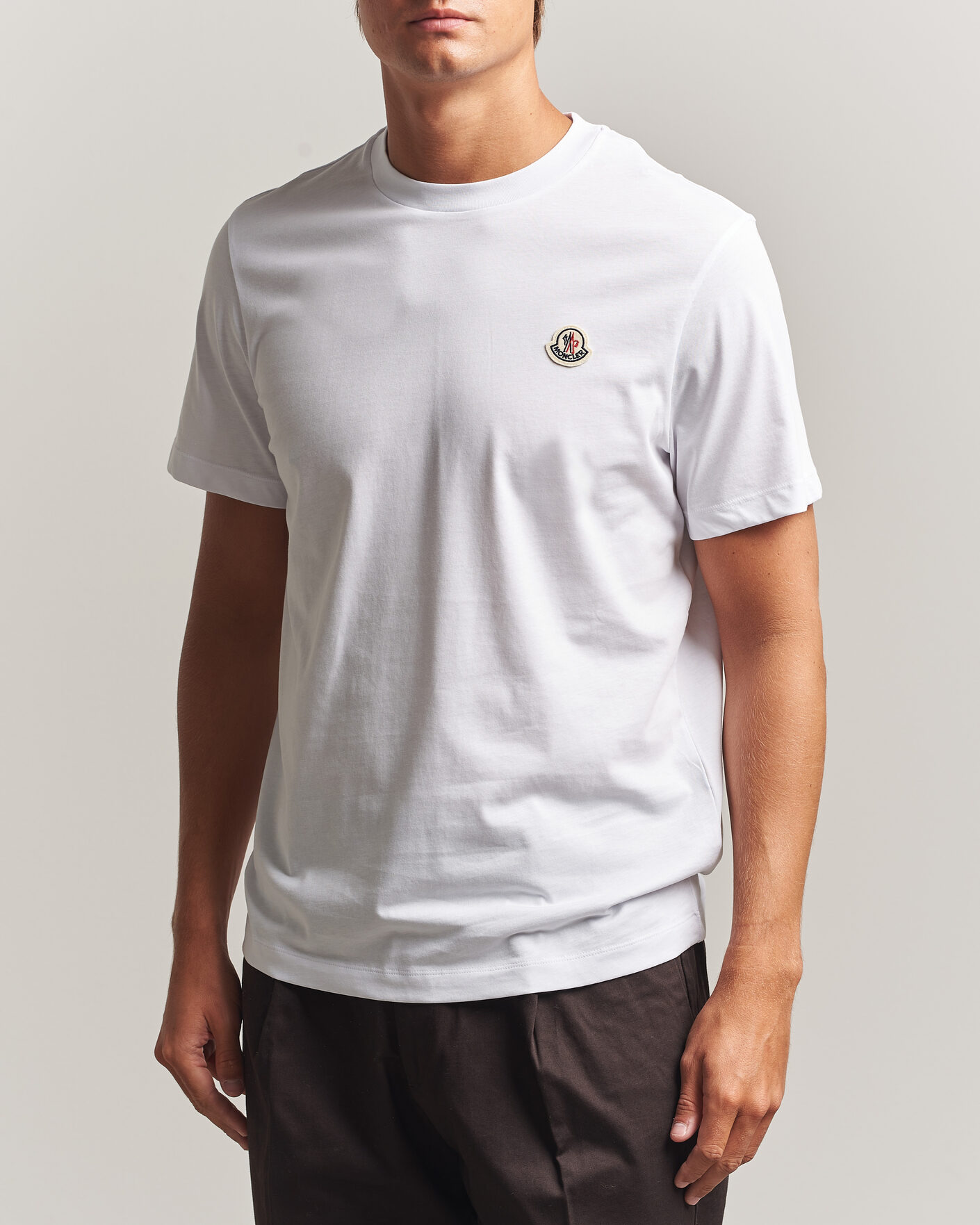 Heren | T-shirts | Moncler | 3-Pack Logo T-Shirts Blue/Military/White
