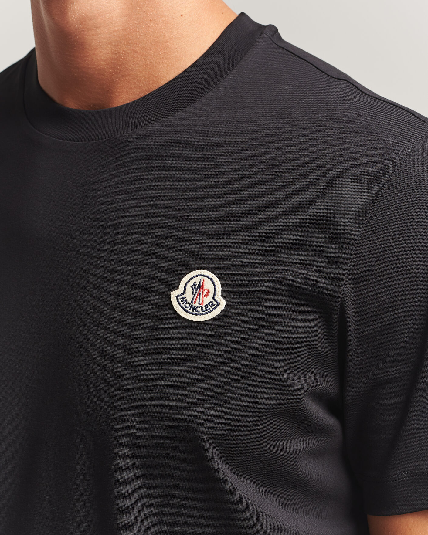 Heren | T-shirts | Moncler | 3-Pack Logo T-Shirts Black