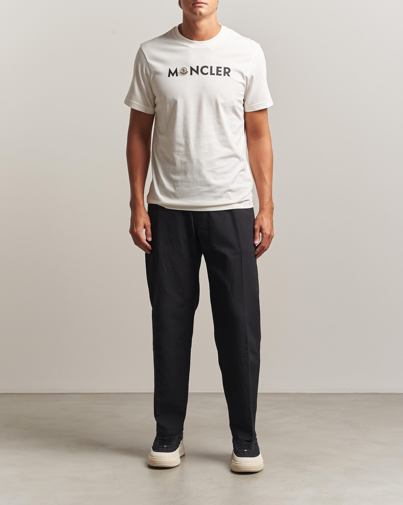 Heren | T-shirts | Moncler | Logo Lettering T-Shirts White