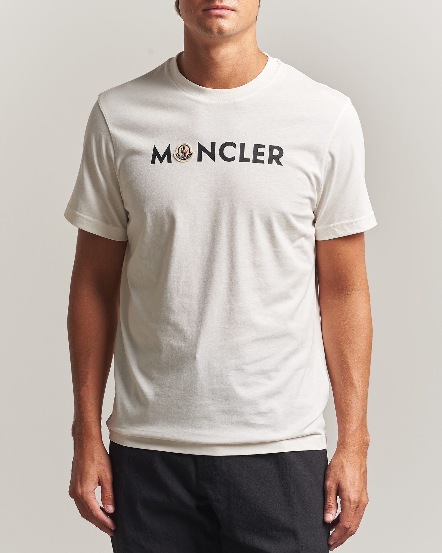 Heren | T-shirts | Moncler | Logo Lettering T-Shirts White