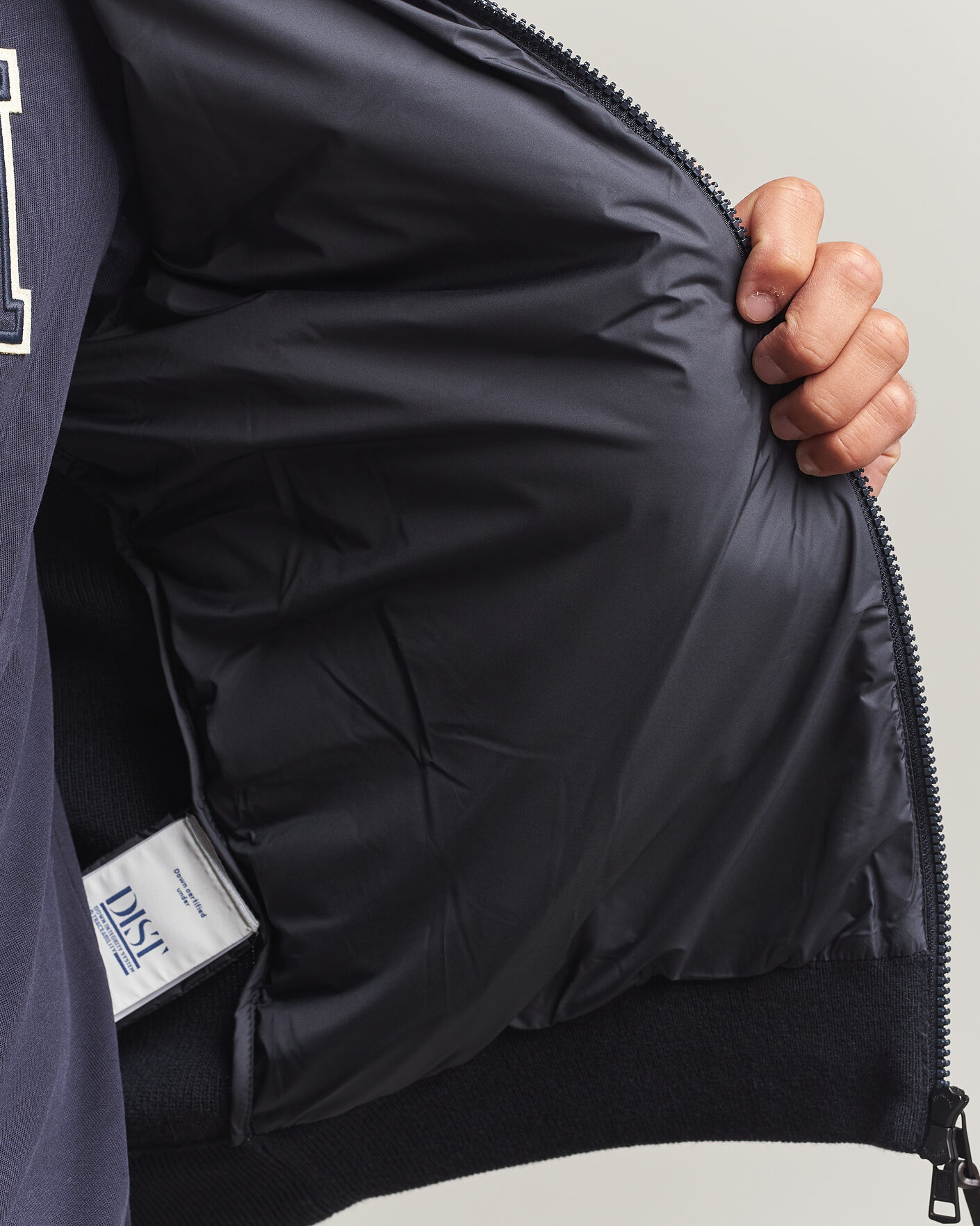 Heren | Jassen | Moncler | Wool/Cashmere Hybrid Jacket Navy