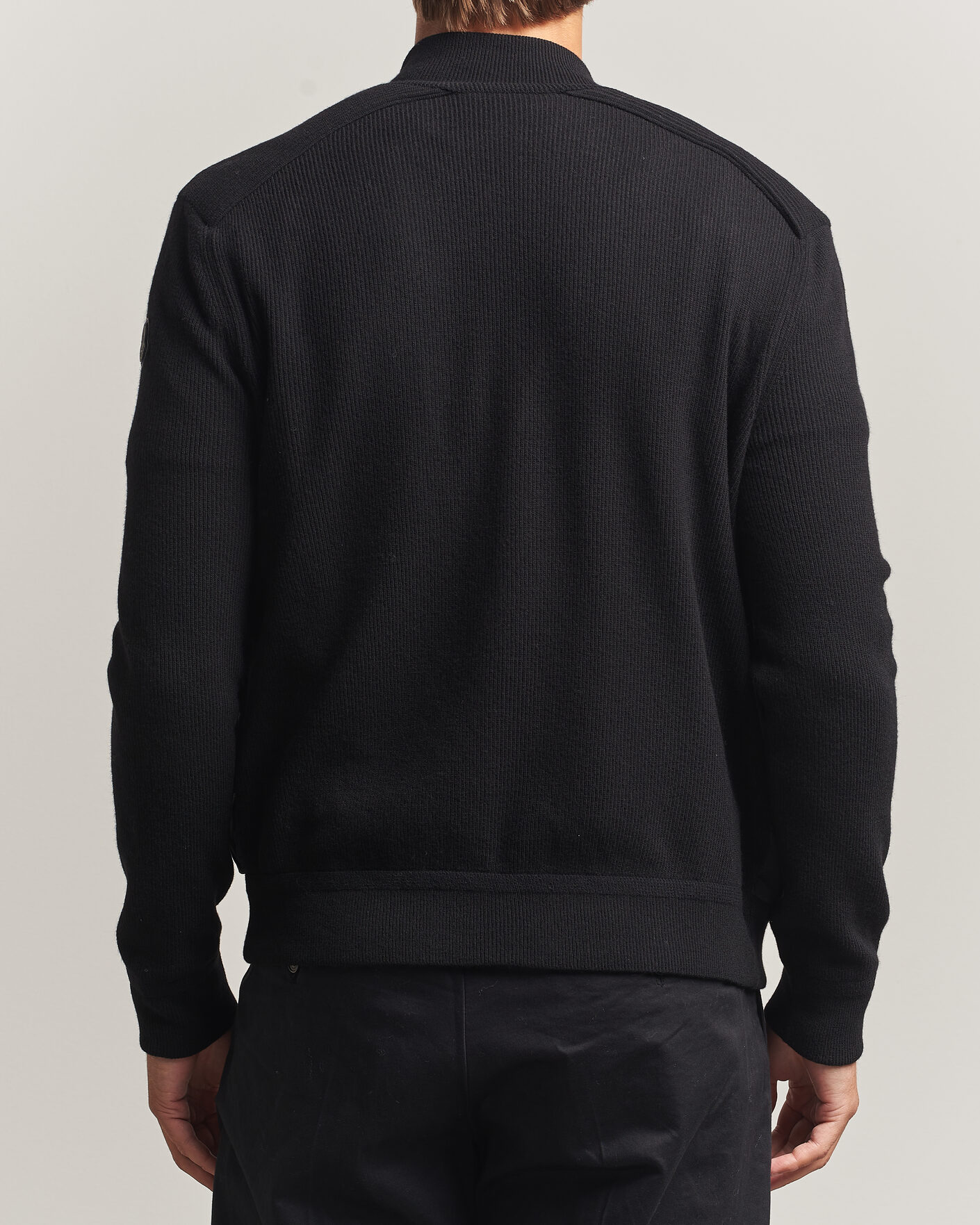 Heren | Jassen | Moncler | Wool/Cashmere Hybrid Jacket Black