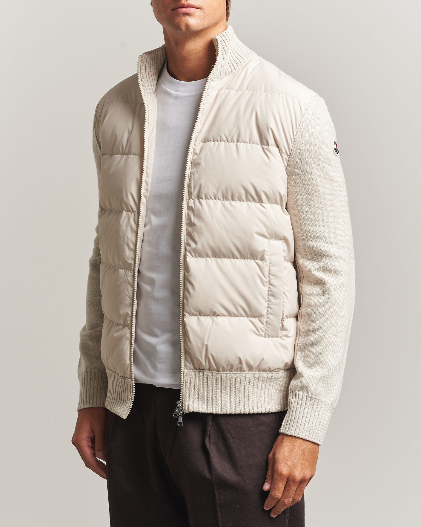 Heren | Jassen | Moncler | Padded Hybrid Jacket Grey