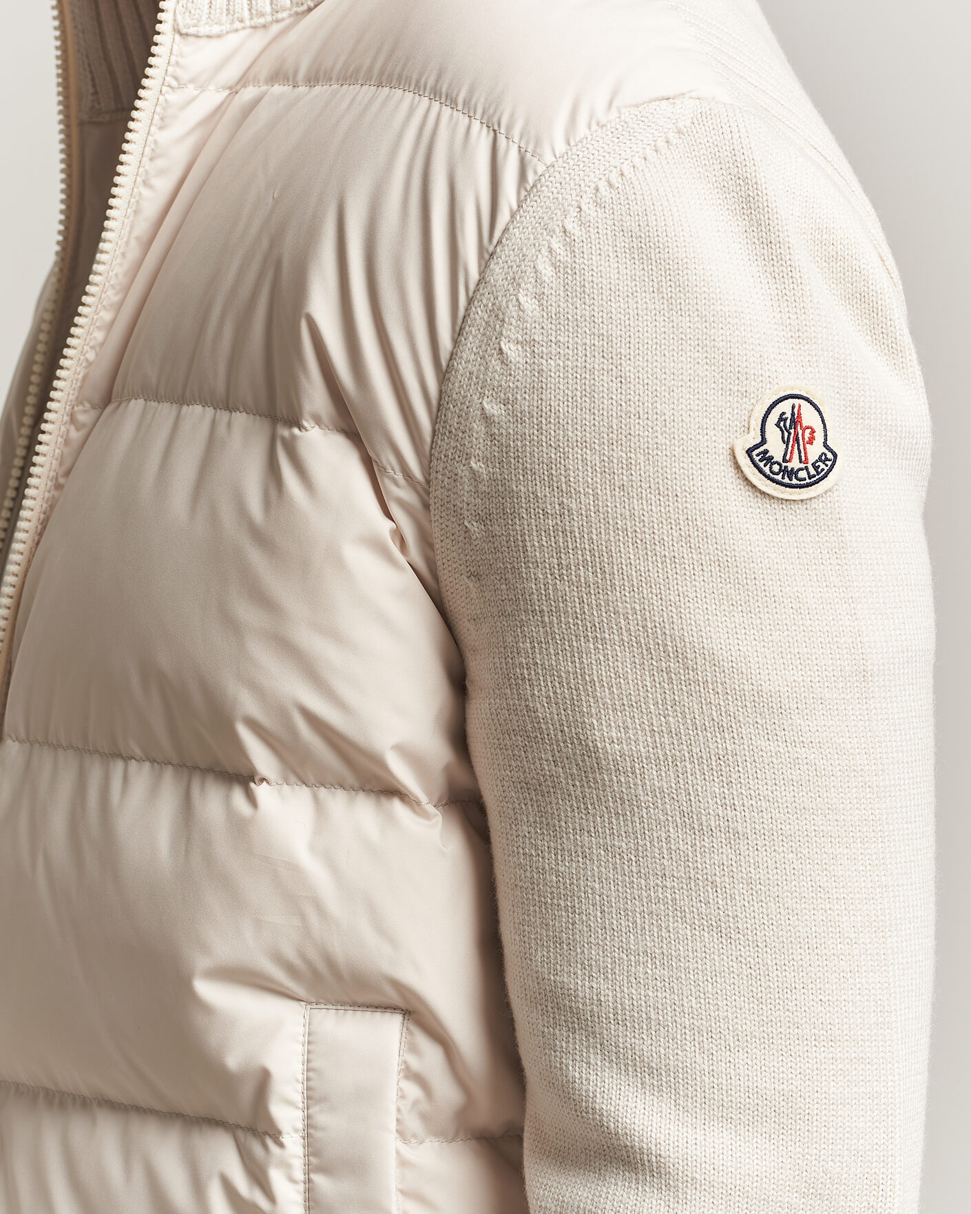 Heren | Jassen | Moncler | Padded Hybrid Jacket Grey