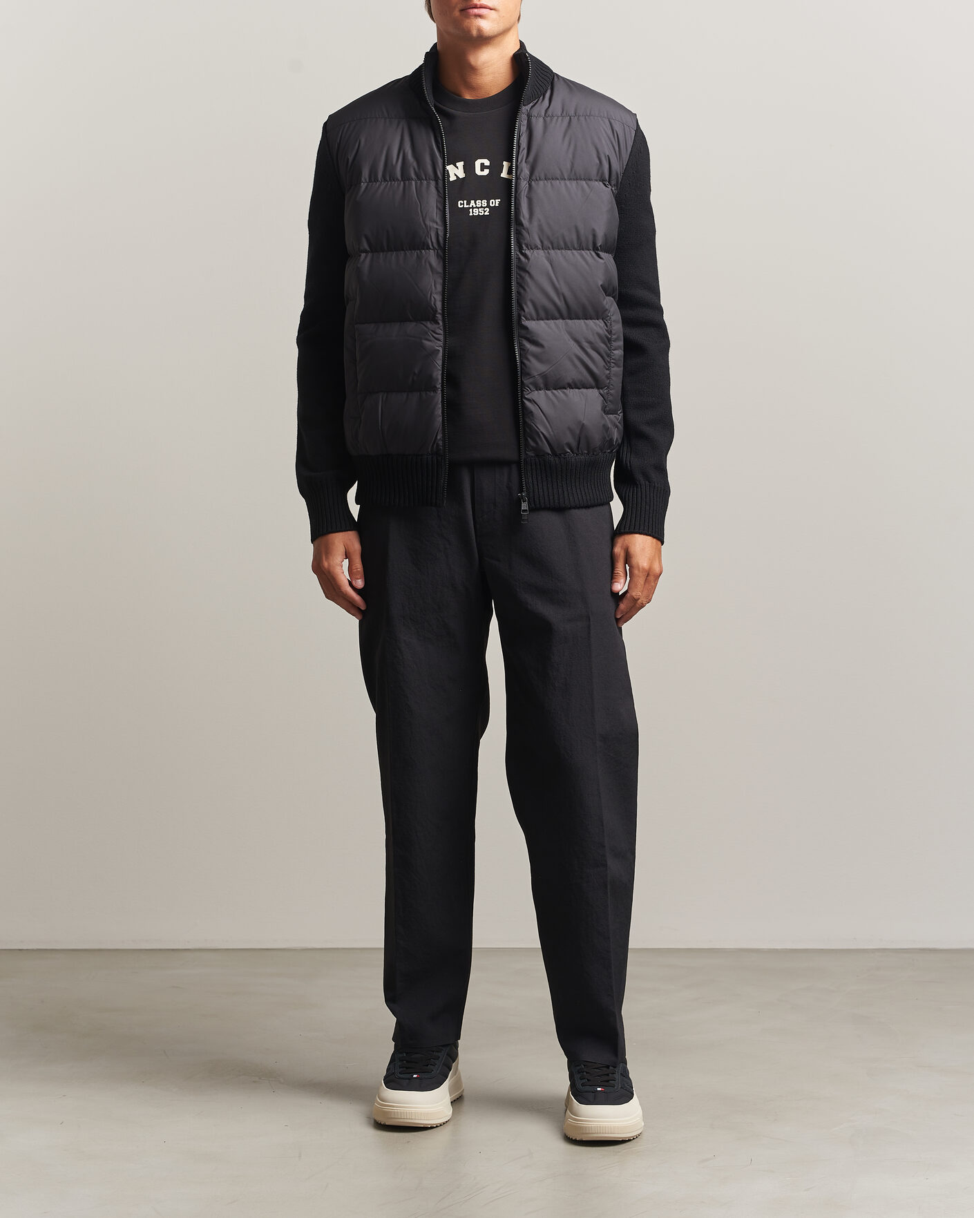 Heren | Jassen | Moncler | Padded Hybrid Jacket Black