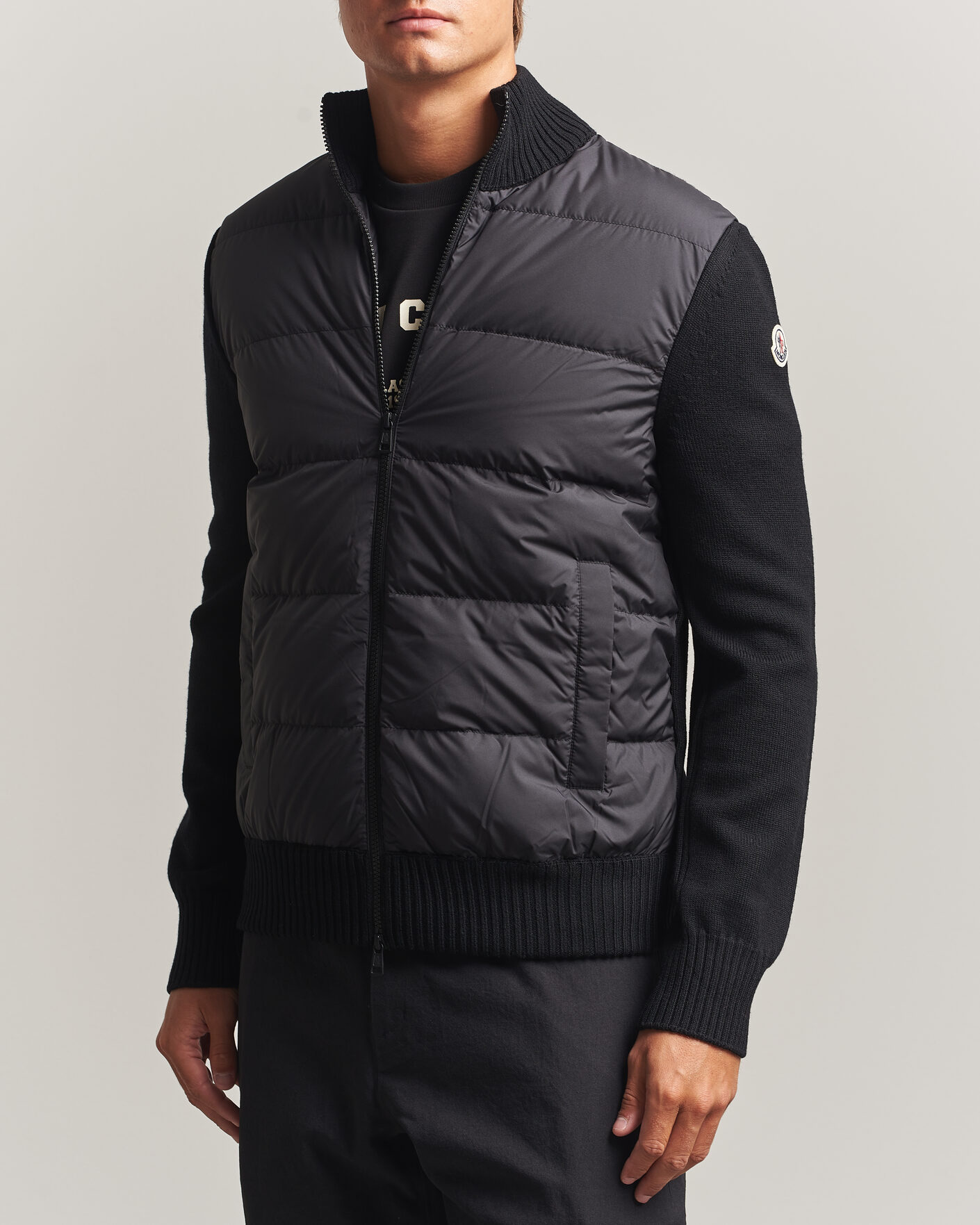 Heren | Jassen | Moncler | Padded Hybrid Jacket Black