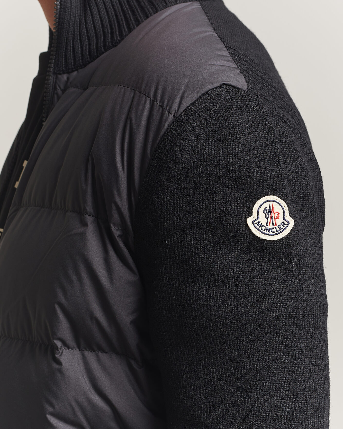 Heren | Jassen | Moncler | Padded Hybrid Jacket Black