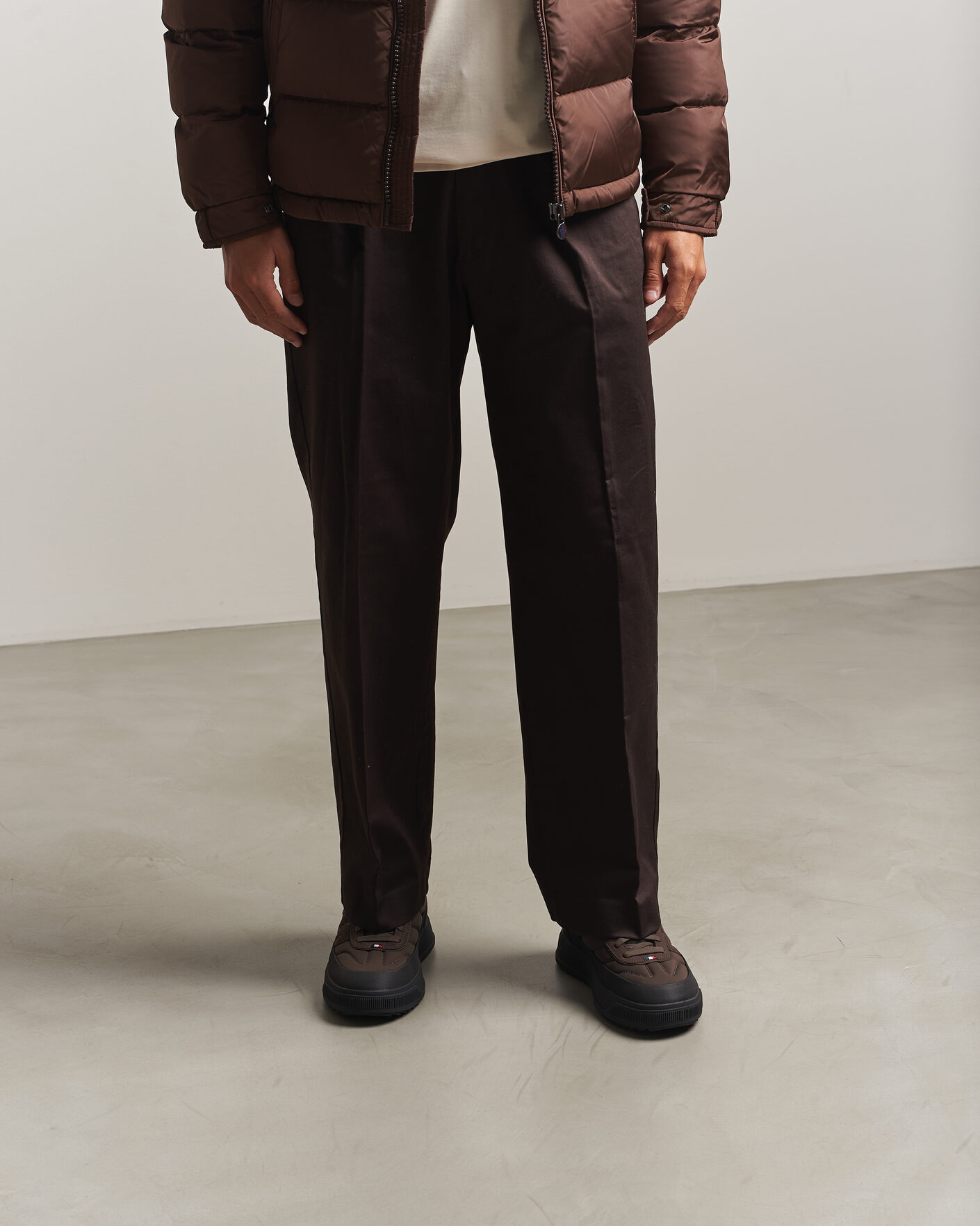 Heren | Sneakers | Moncler | Altive Low Top Sneakers Dark Brown