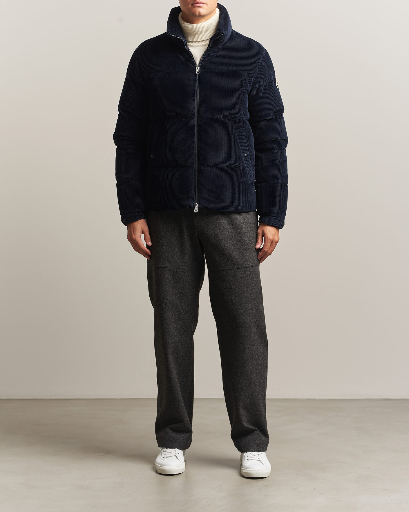 Heren | Jassen | Moncler | Esparron Corduroy Jacket Navy