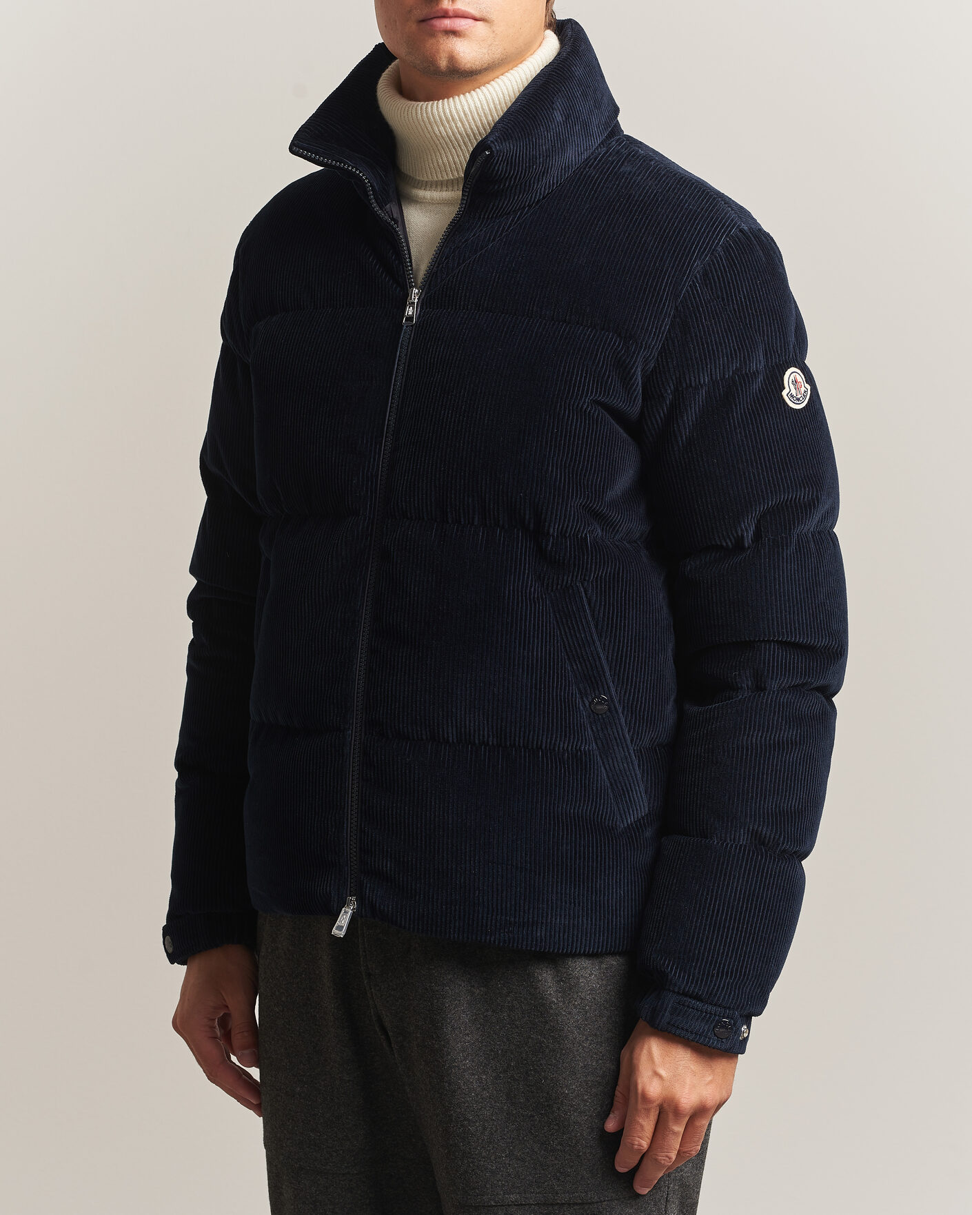 Heren | Jassen | Moncler | Esparron Corduroy Jacket Navy
