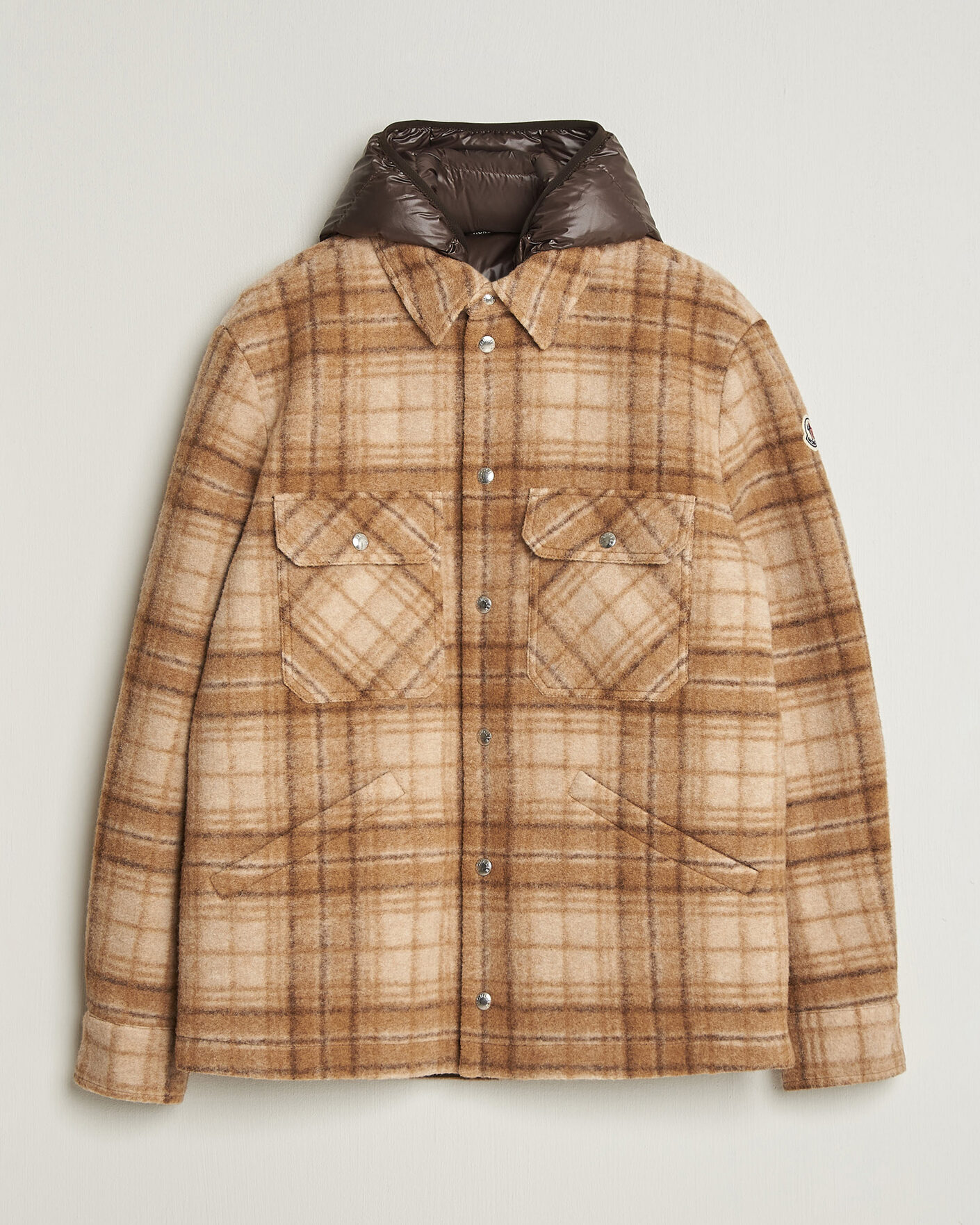 Heren | Jassen | Moncler | Nyvalin Shirt Jacket Brown Check