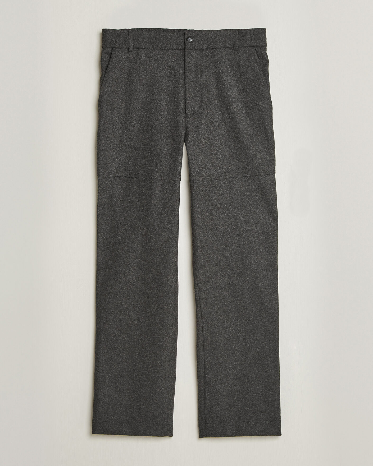 Heren | Broeken | Moncler | Flannel Trousers Charcoal