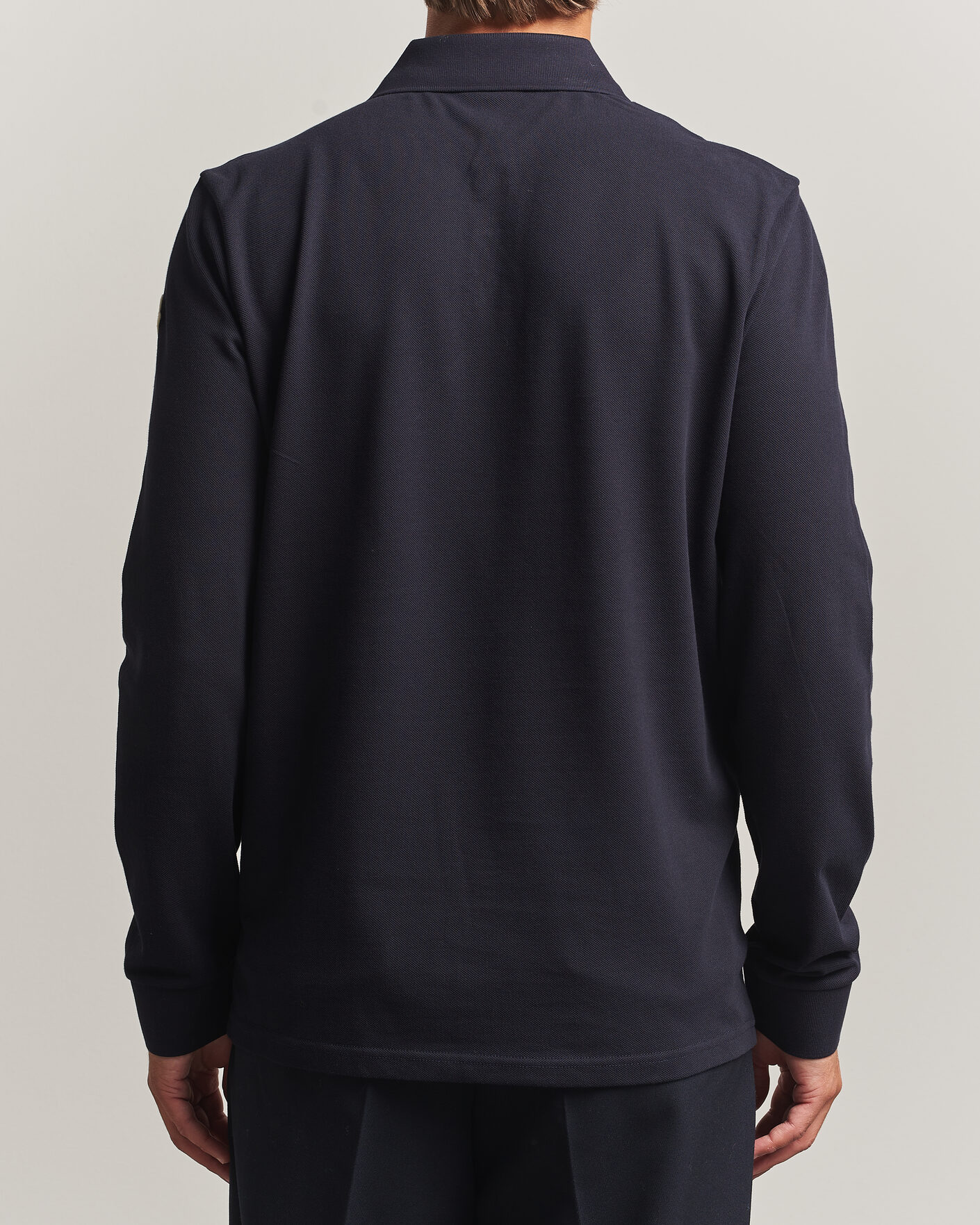 Heren | Polo's | Moncler | Long Sleeve Polo Navy