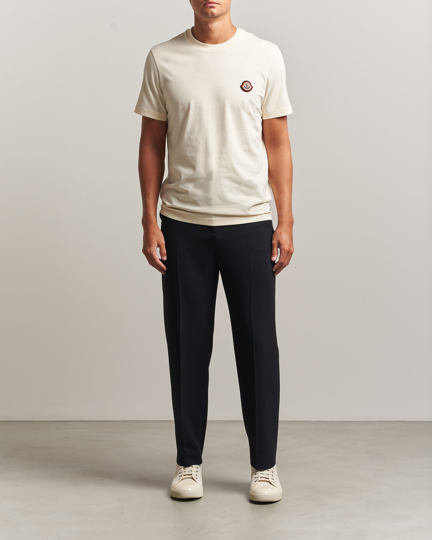 Heren | T-shirts | Moncler | Logo T-Shirt Off White