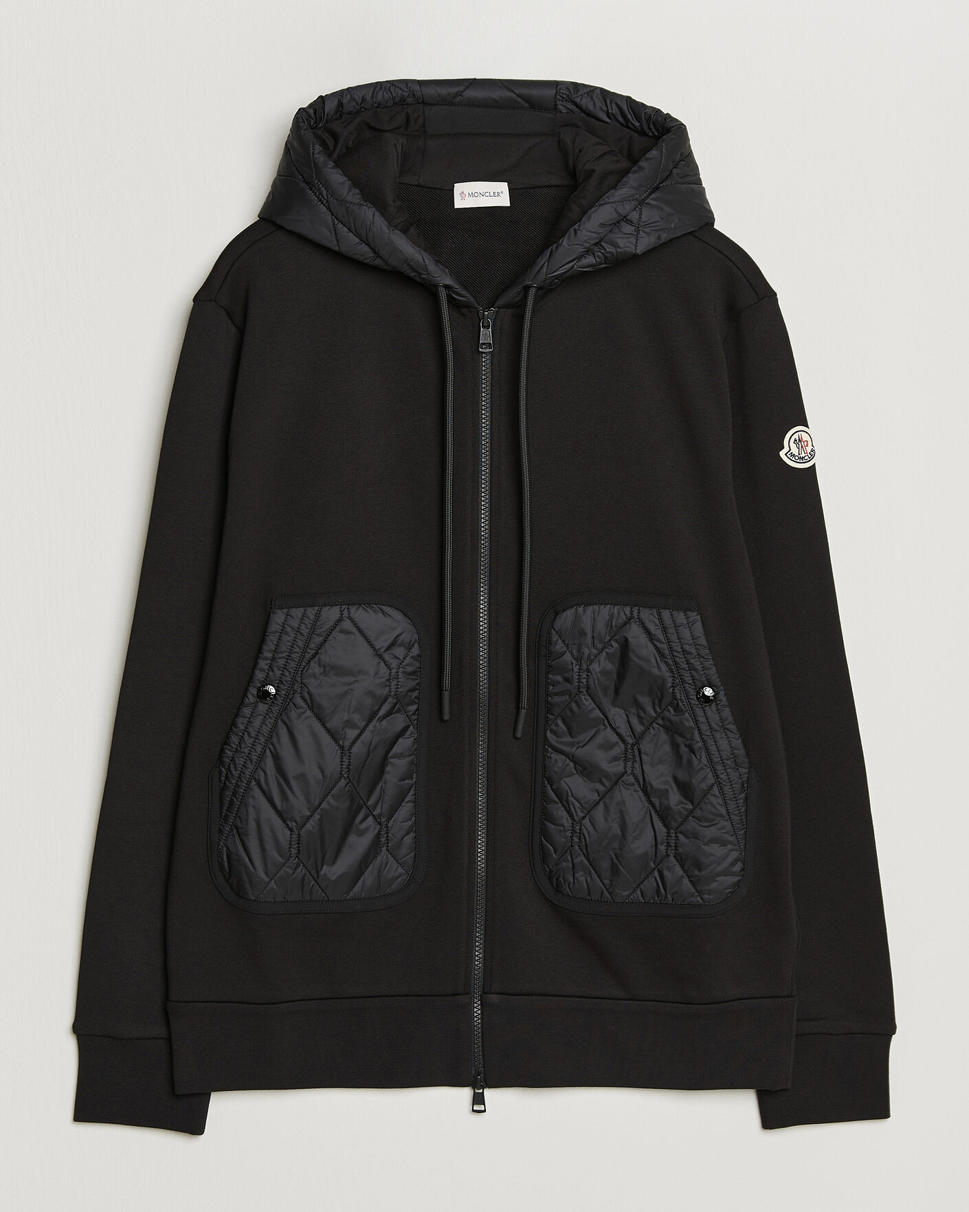 Heren | Truien | Moncler | Full Zip Hoodie Black