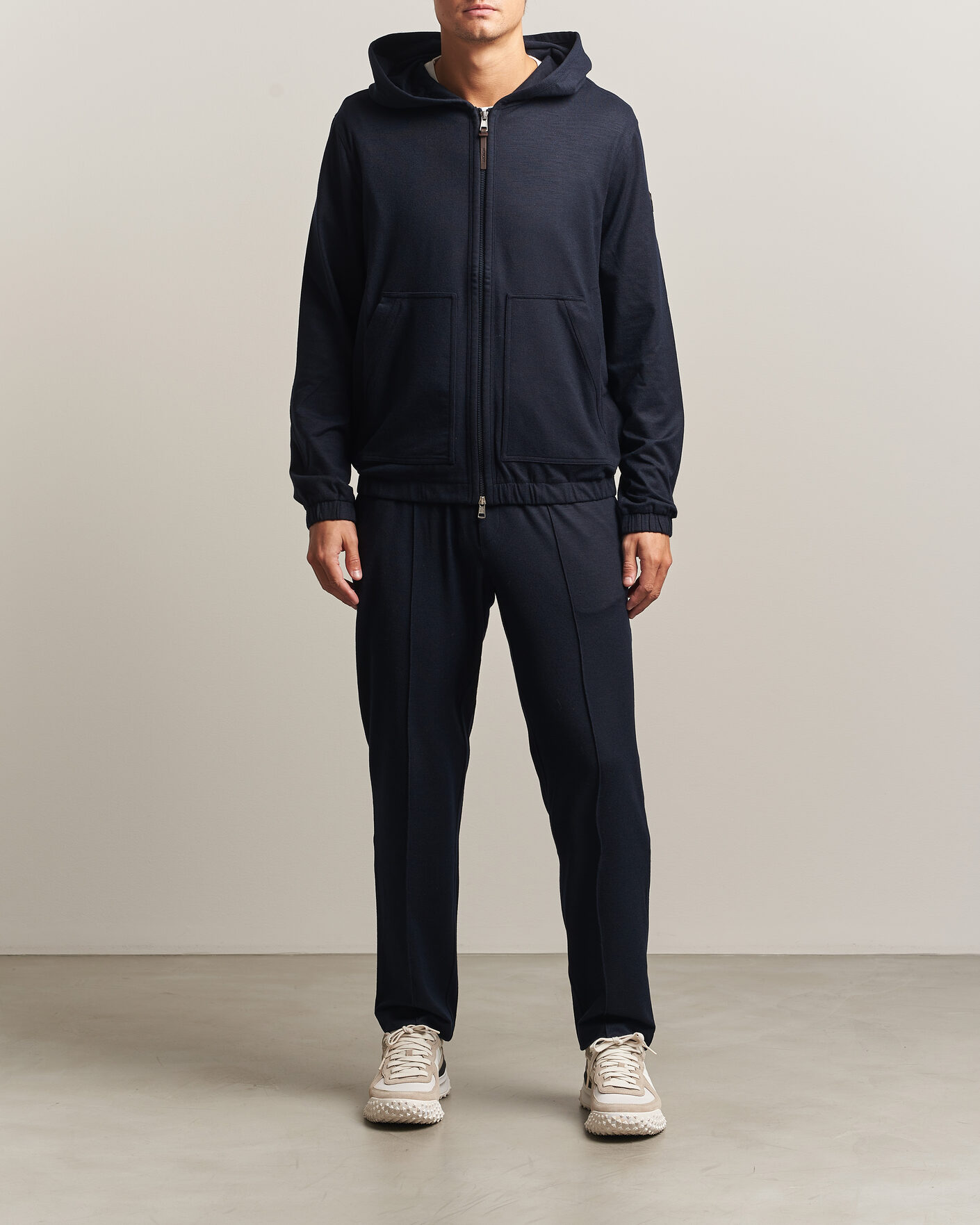Heren | Broeken | Moncler | Flannel Joggers Navy