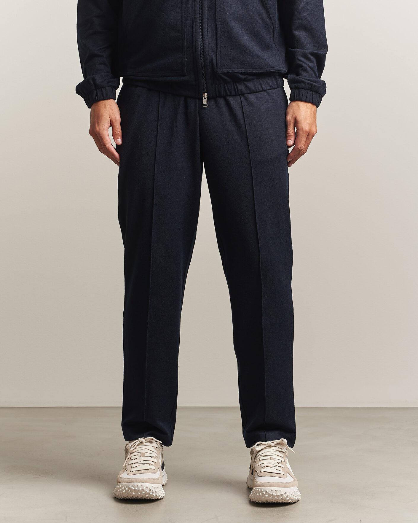 Heren | Broeken | Moncler | Flannel Joggers Navy