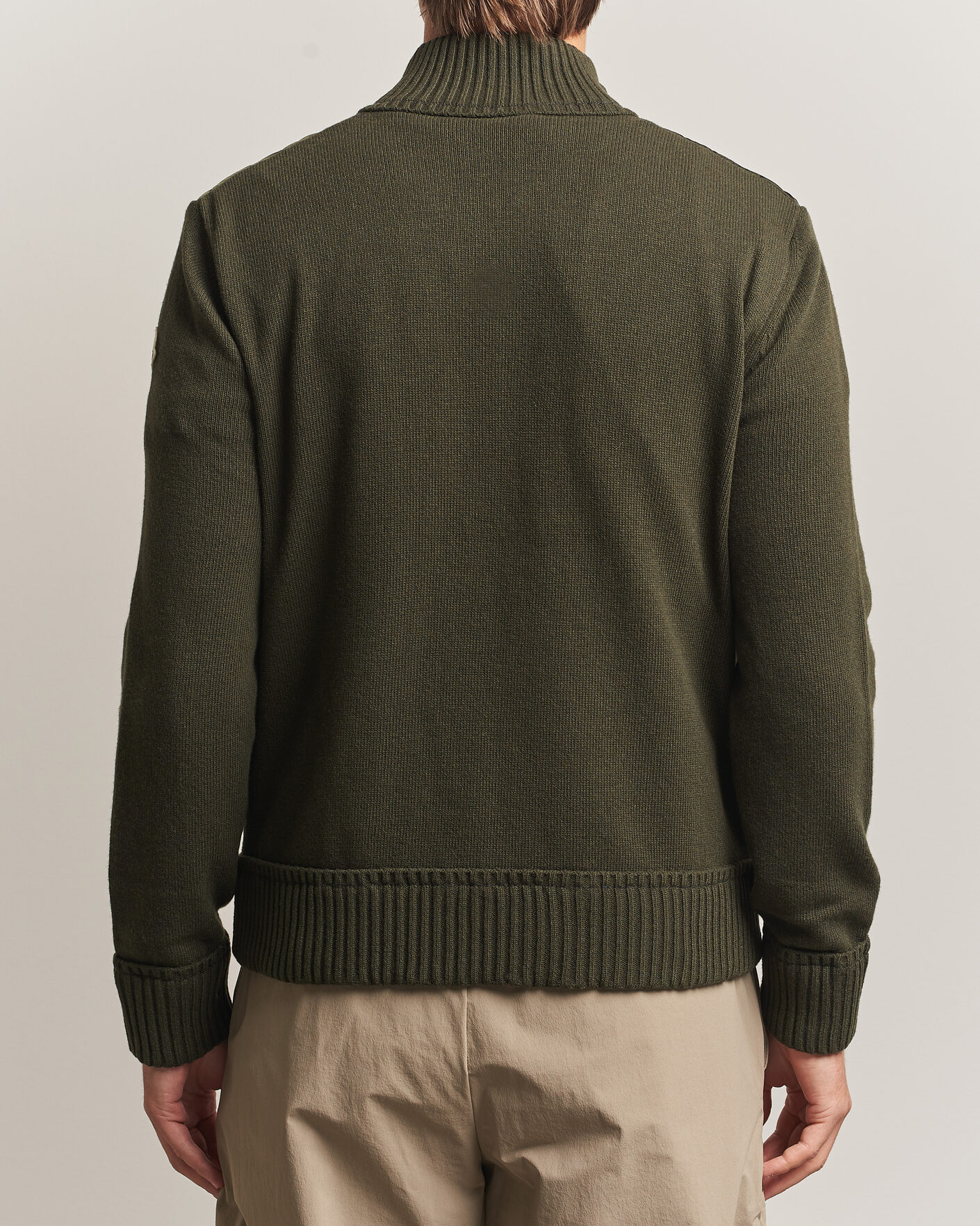 Heren | Jassen | Moncler | Quilted Hybrid Jacket Dark Green