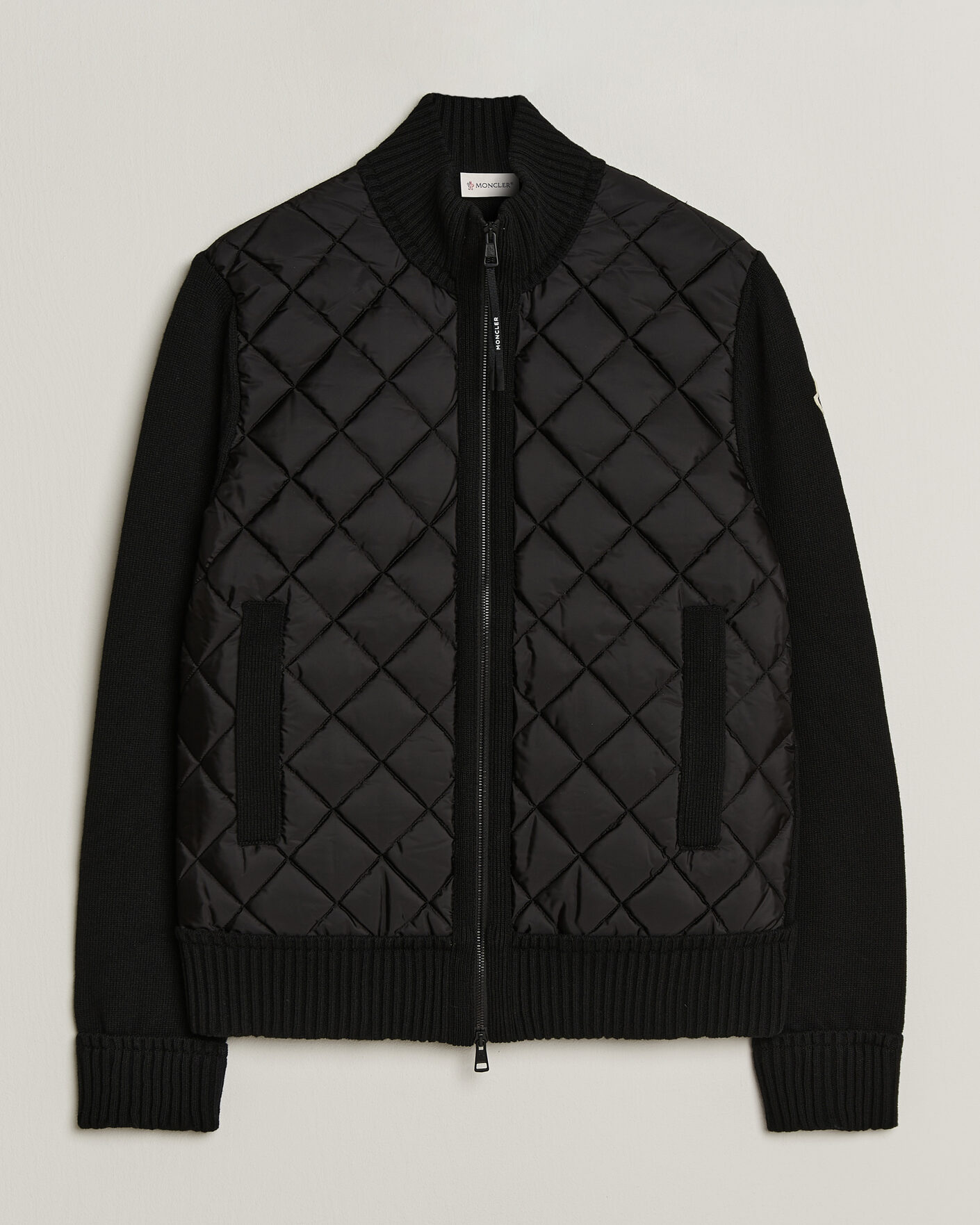 Heren | Jassen | Moncler | Quilted Hybrid Jacket Black