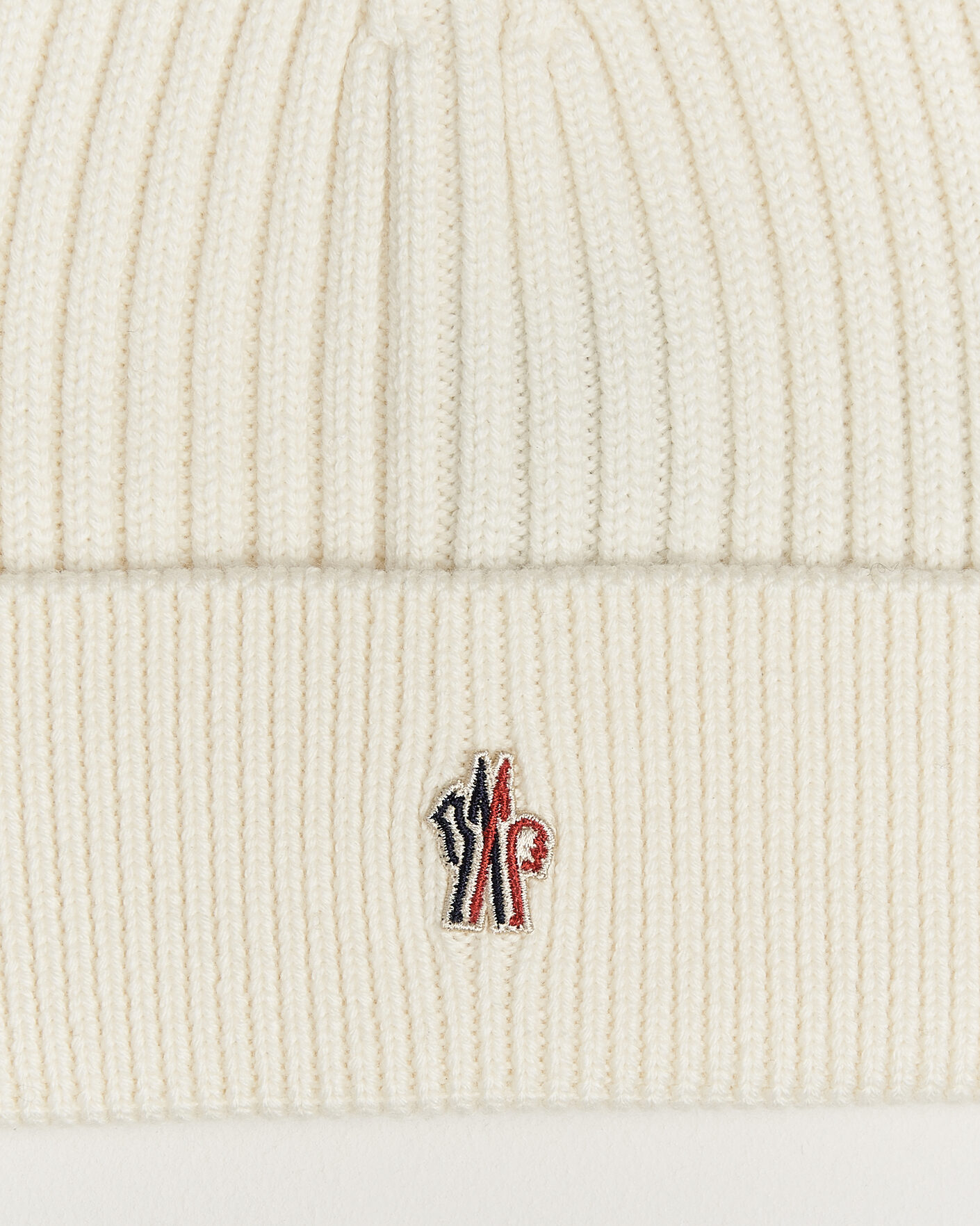 Heren | Mutsen | Moncler Grenoble | Rib Wool Beanie Off White