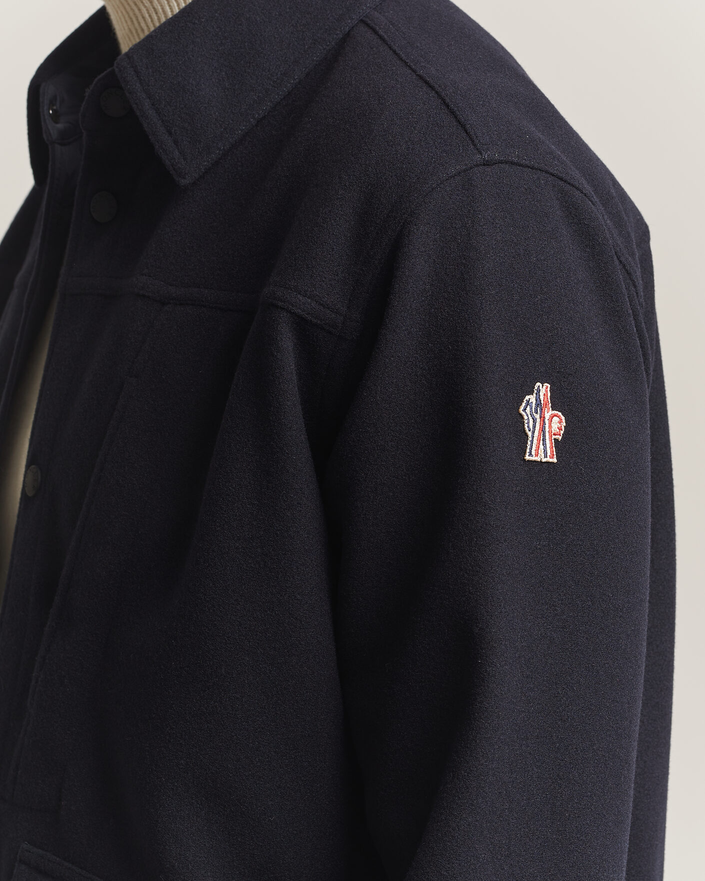 Heren | Jassen | Moncler Grenoble | Brushed Shirt Jacket Navy