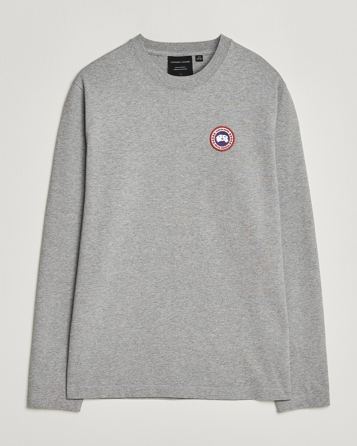 Heren | T-shirts | Canada Goose | Vantage Long Sleeve T-Shirt Stone Heather