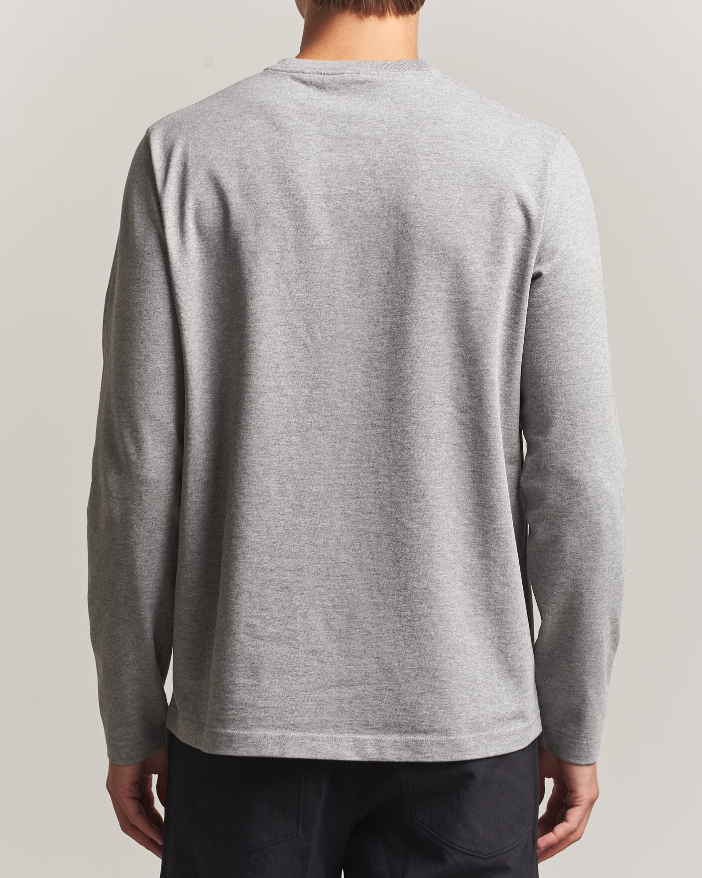Heren | T-shirts | Canada Goose | Vantage Long Sleeve T-Shirt Stone Heather