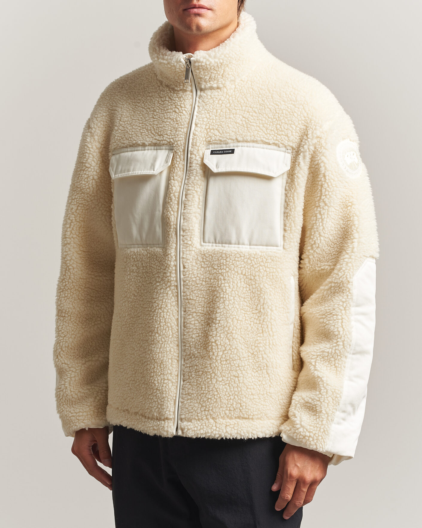 Heren | Jassen | Canada Goose | Harrier Fleece Jacket Bone