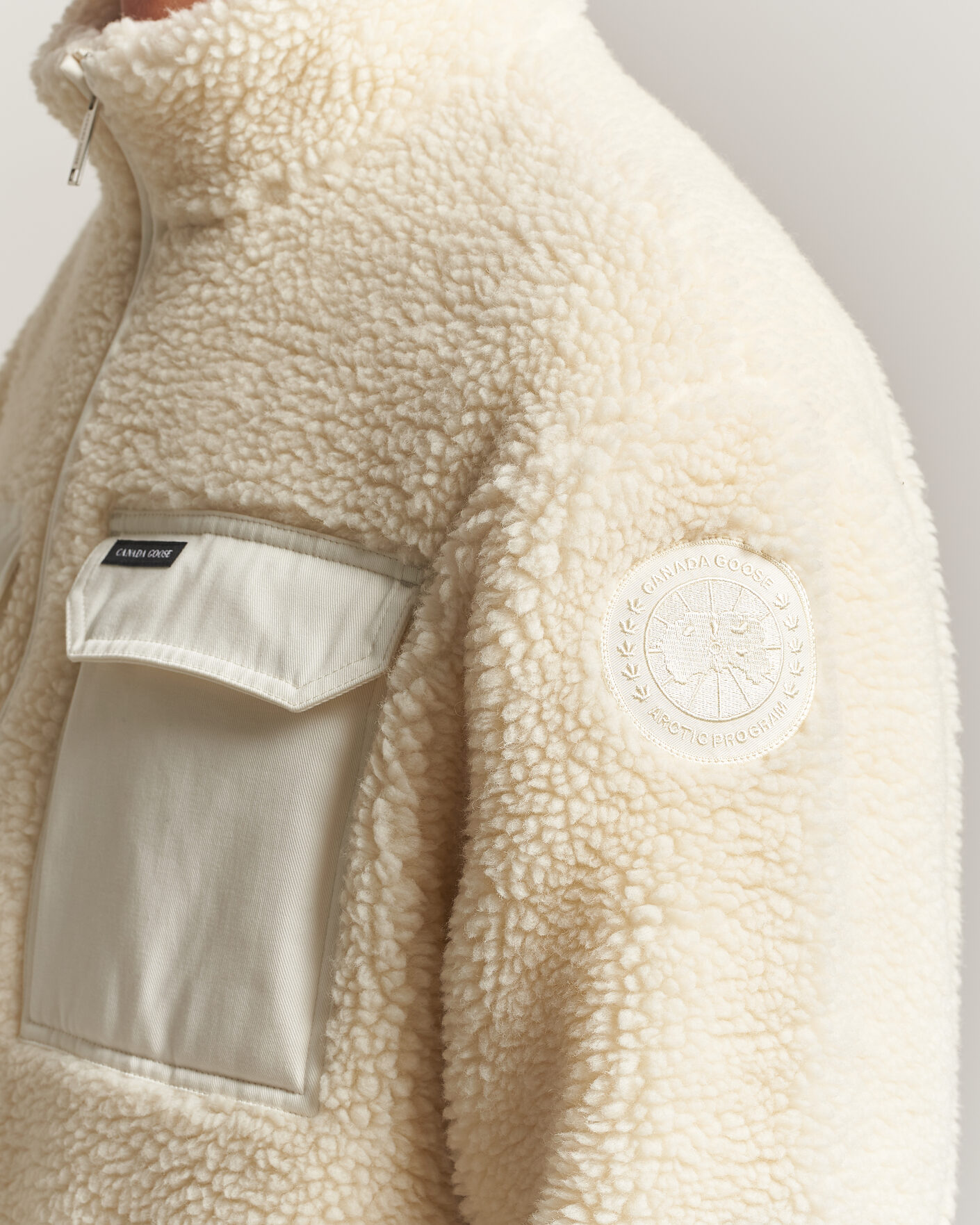 Heren | Jassen | Canada Goose | Harrier Fleece Jacket Bone