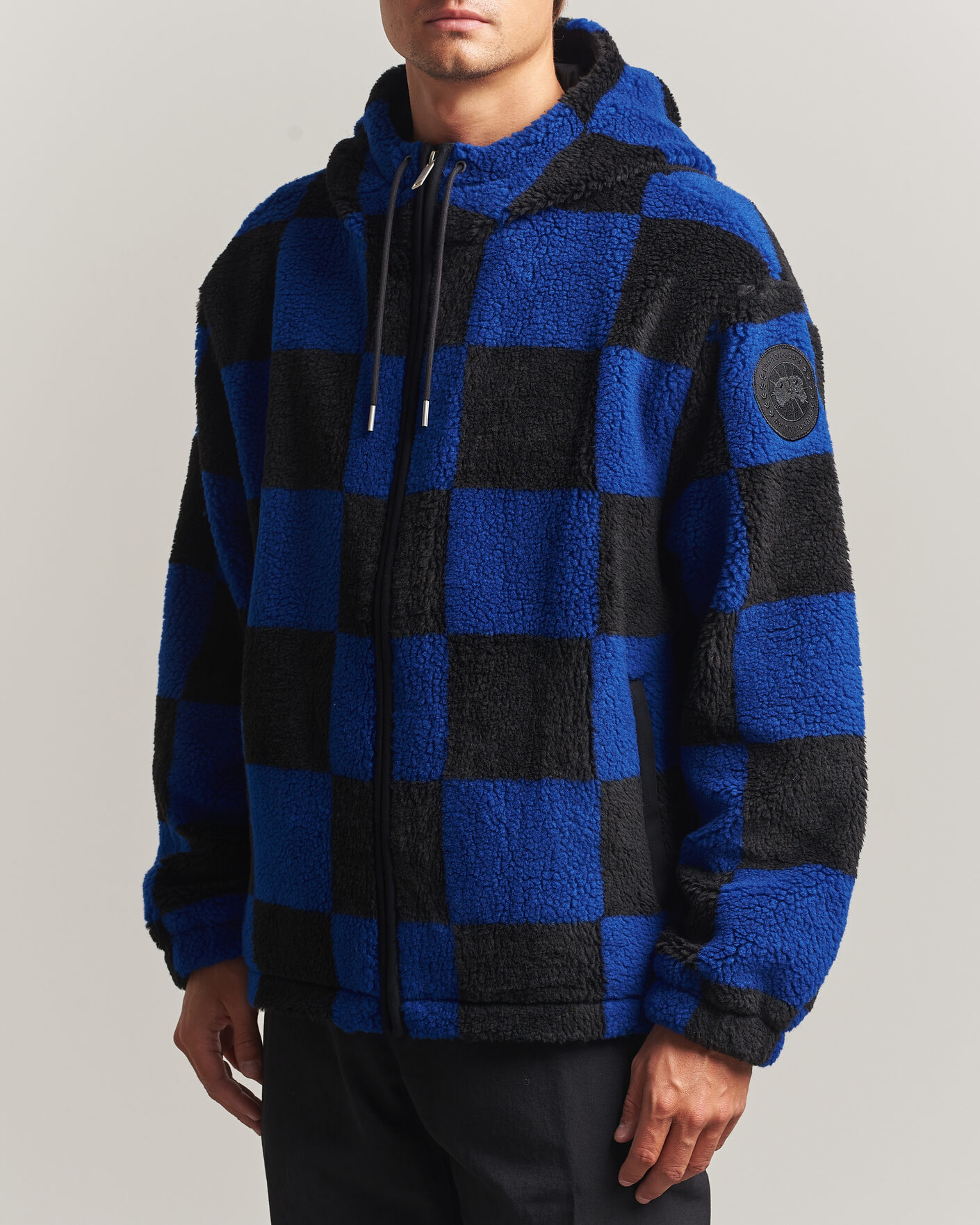 Heren | Jassen | Canada Goose | Harrier Fleece Hoodie Azurite Blue