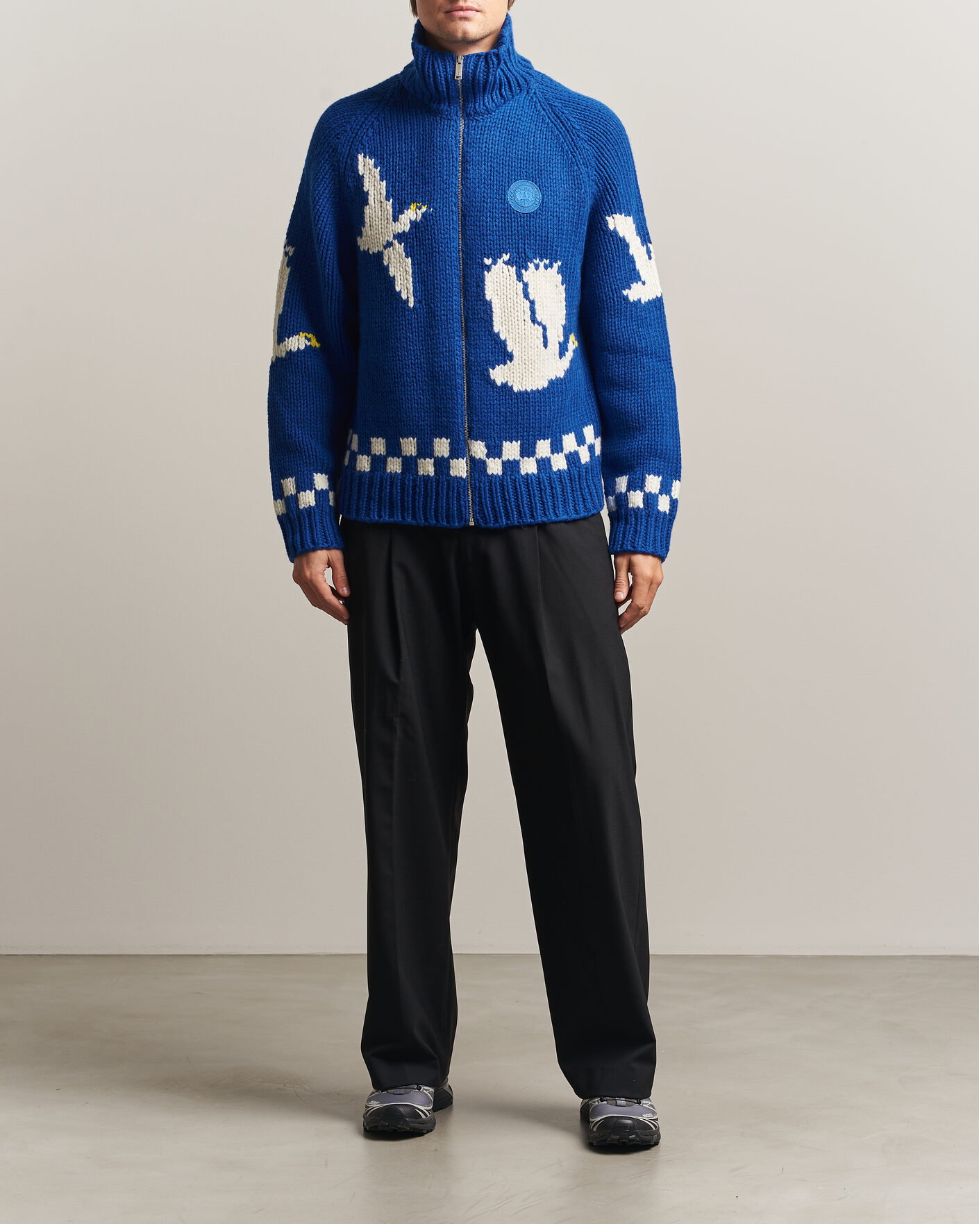 Heren | Truien | Canada Goose | Moisie Knit Jacket Arctic Goose