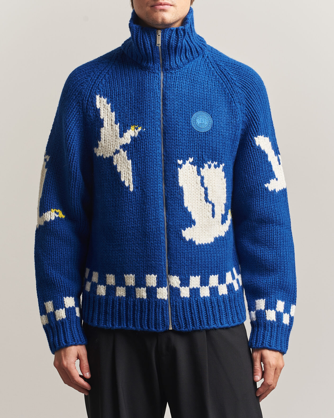 Heren | Truien | Canada Goose | Moisie Knit Jacket Arctic Goose