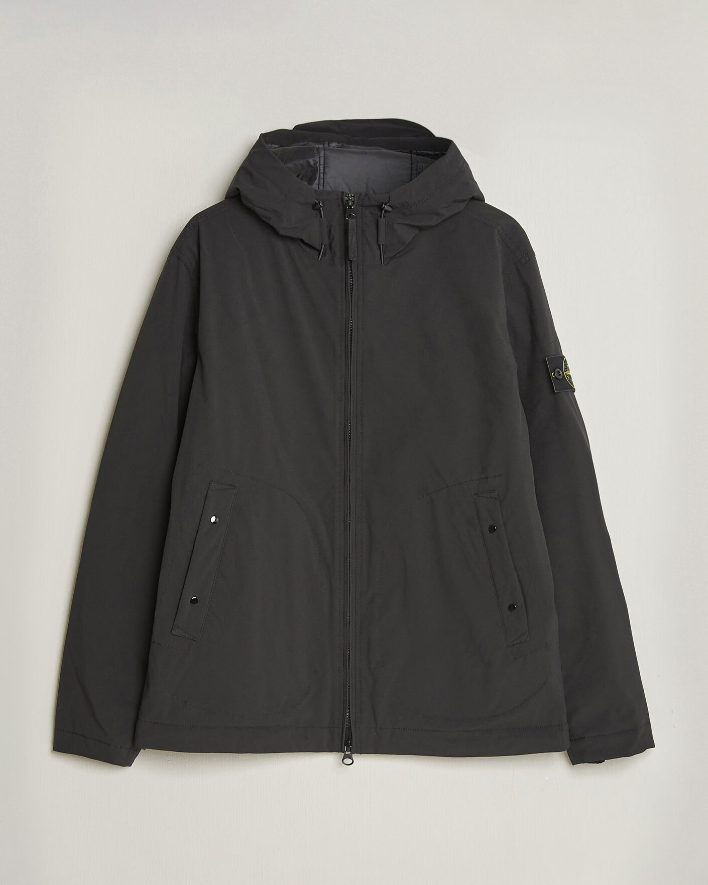 Heren | Jassen | Stone Island | Short Soft Shell Parka Black