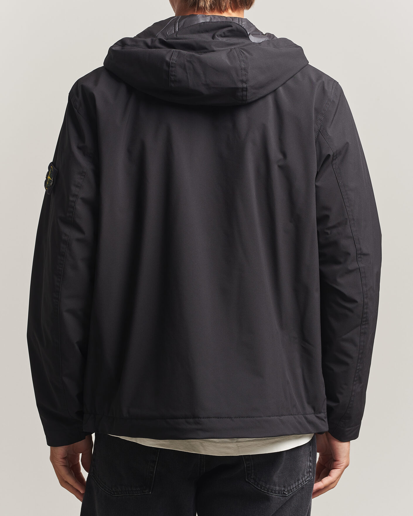 Heren | Jassen | Stone Island | Short Soft Shell Parka Black