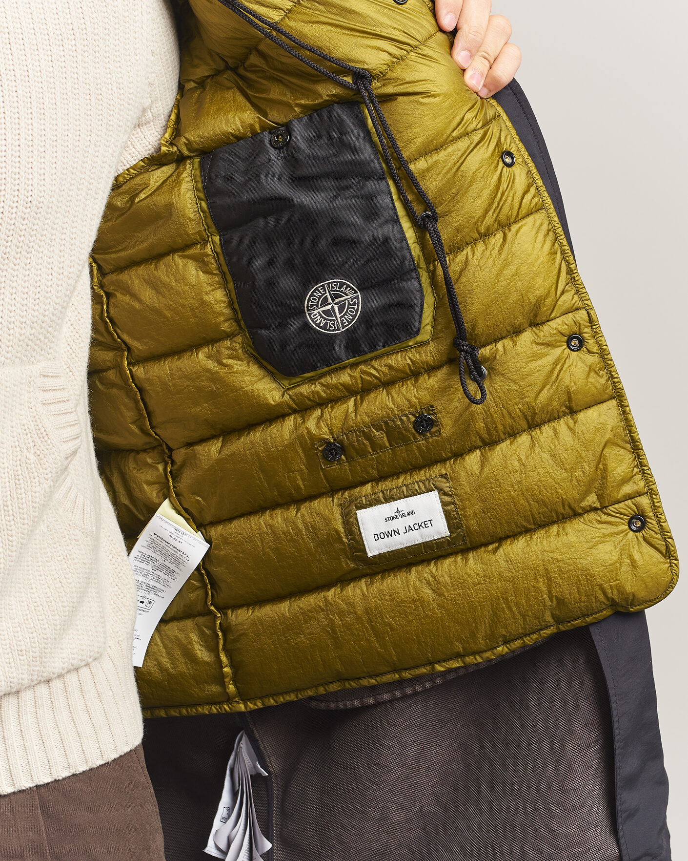 Heren | Jassen | Stone Island | Dense Oxford Nylon TC Fishtail Parka Lead Grey