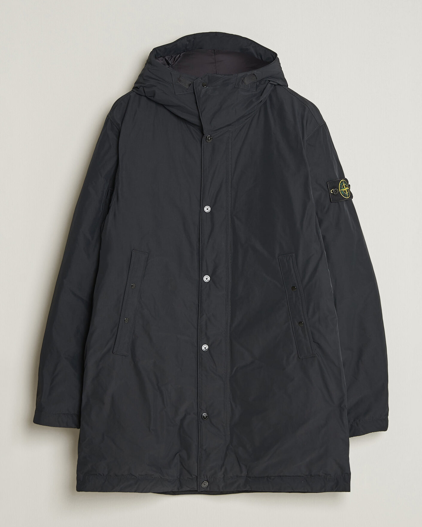 Heren | Jassen | Stone Island | Micro Twill Padded Parka Black