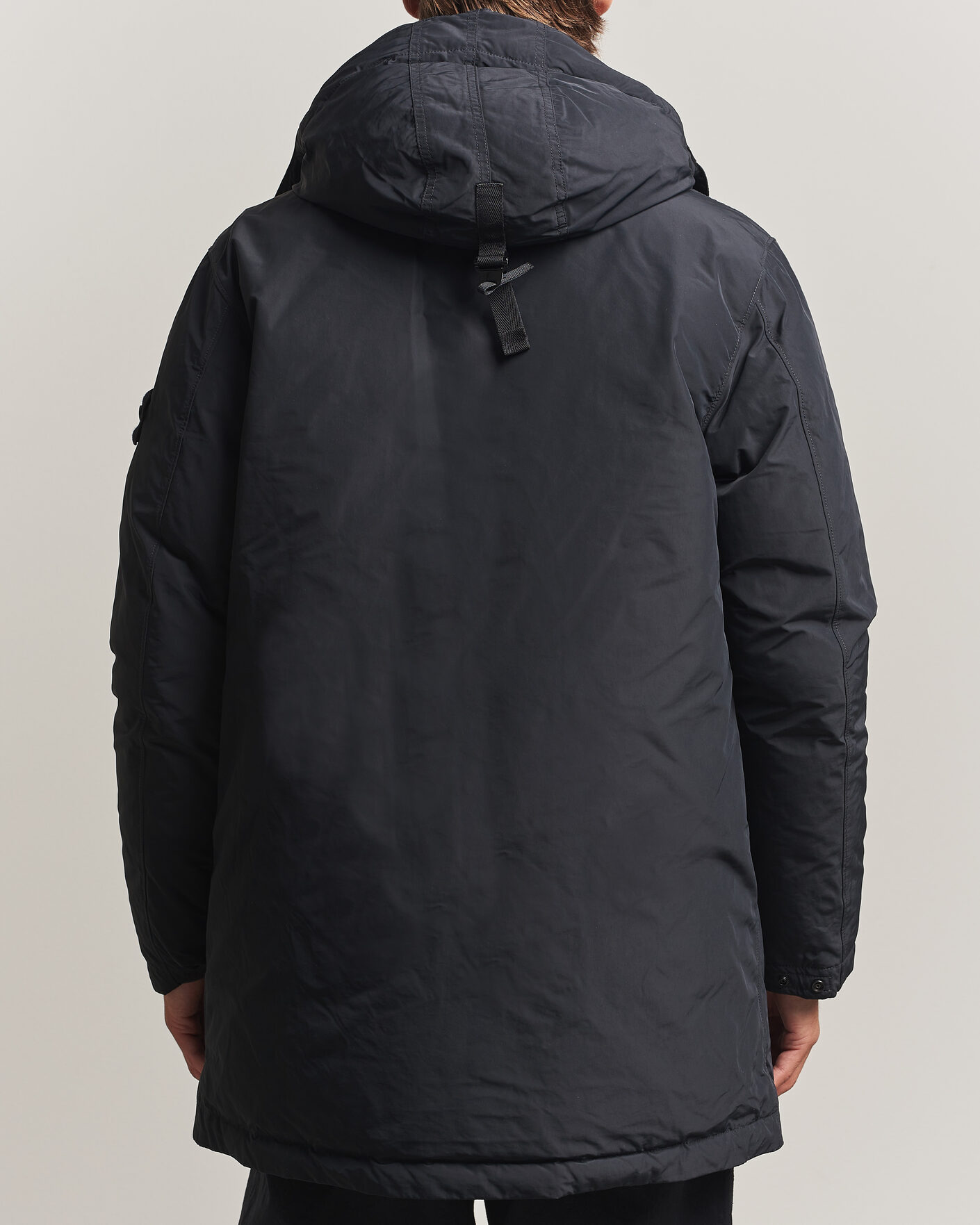 Heren | Jassen | Stone Island | Micro Twill Padded Parka Black