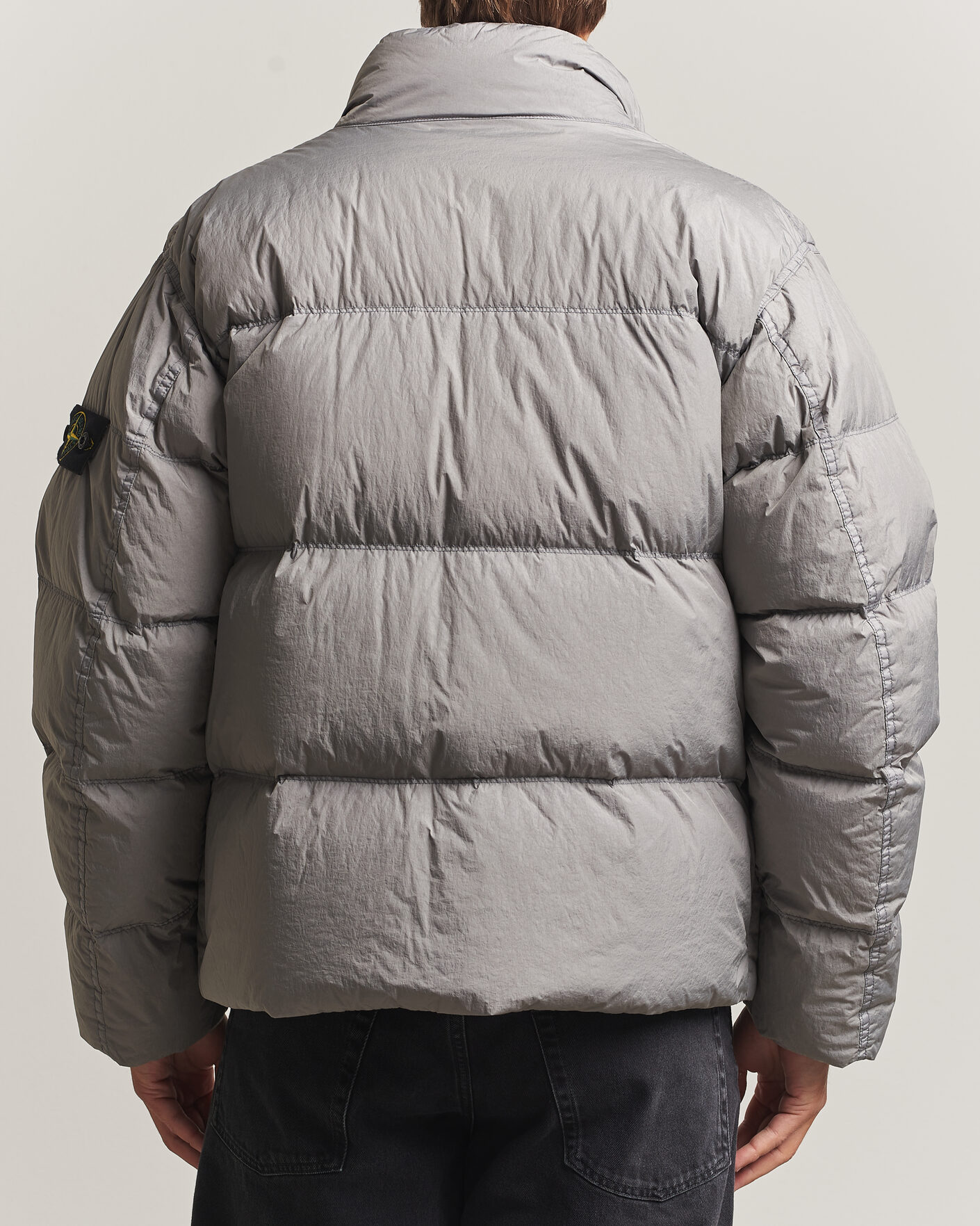Heren | Jassen | Stone Island | Crinkle Reps Padded Down Jacket Grey