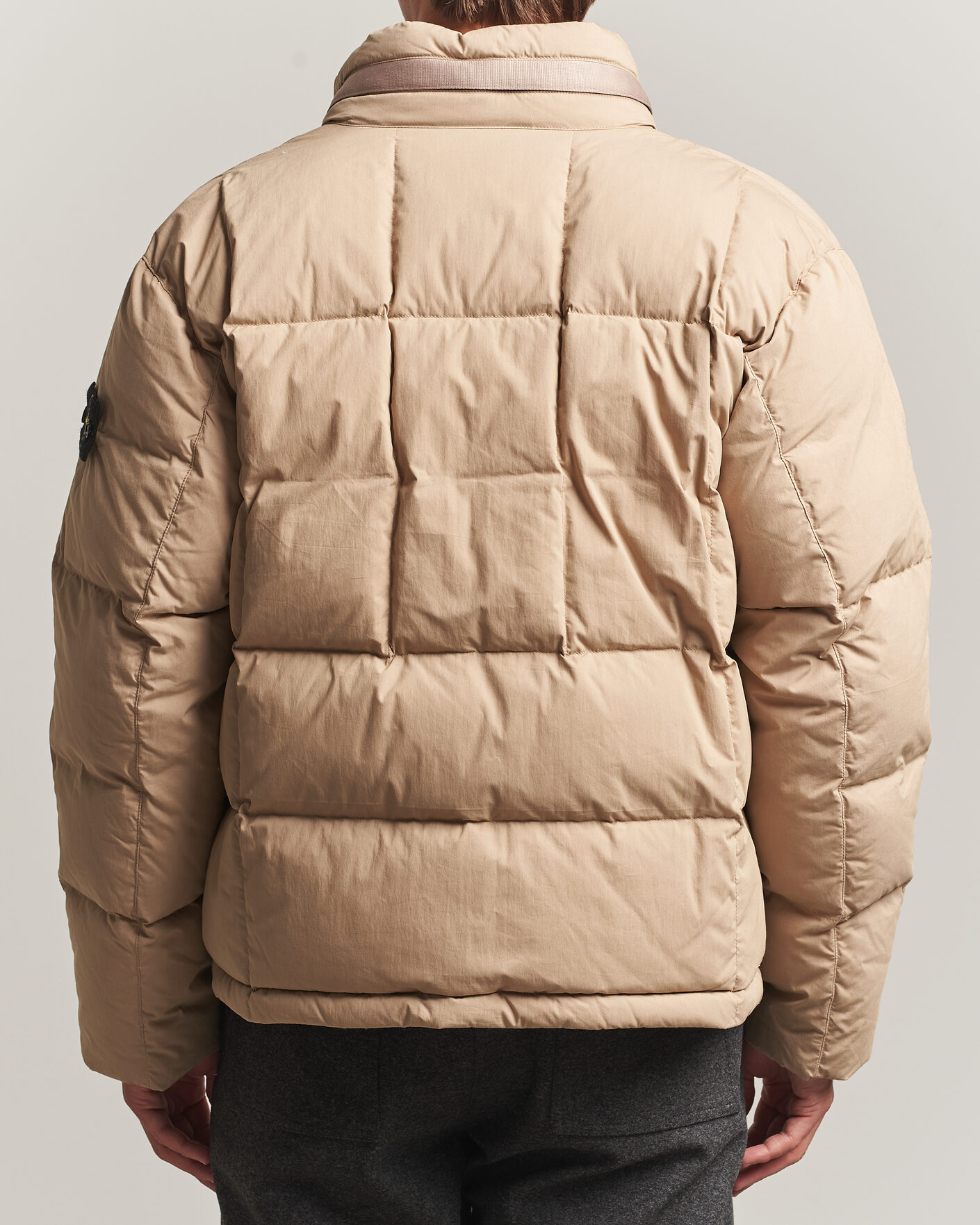 Heren | Jassen | Stone Island | Cotton/Nylon Padded Down Jacket Biscuit