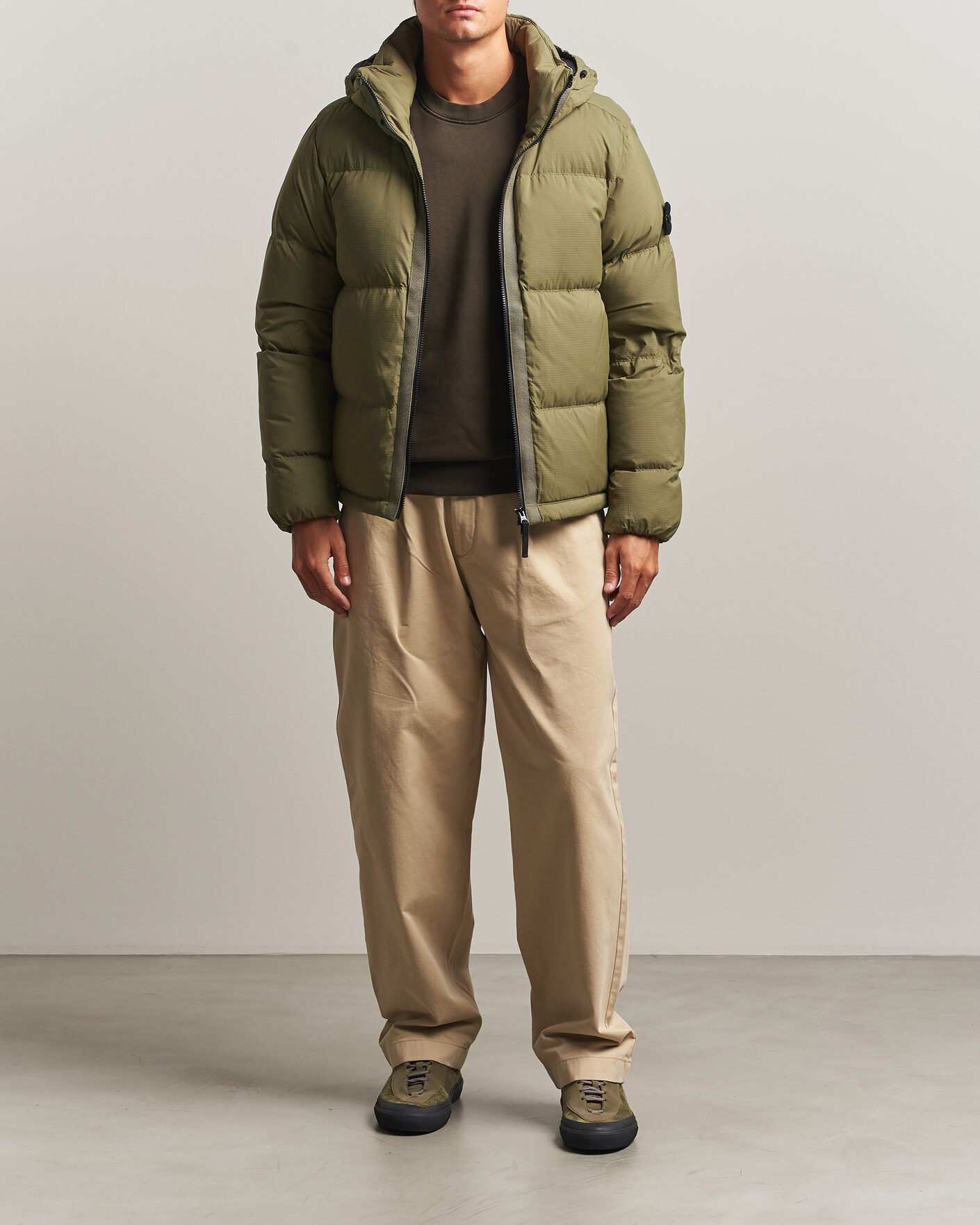Heren | Jassen | Stone Island | Matt Ripstop Cordura Down Jacket Green