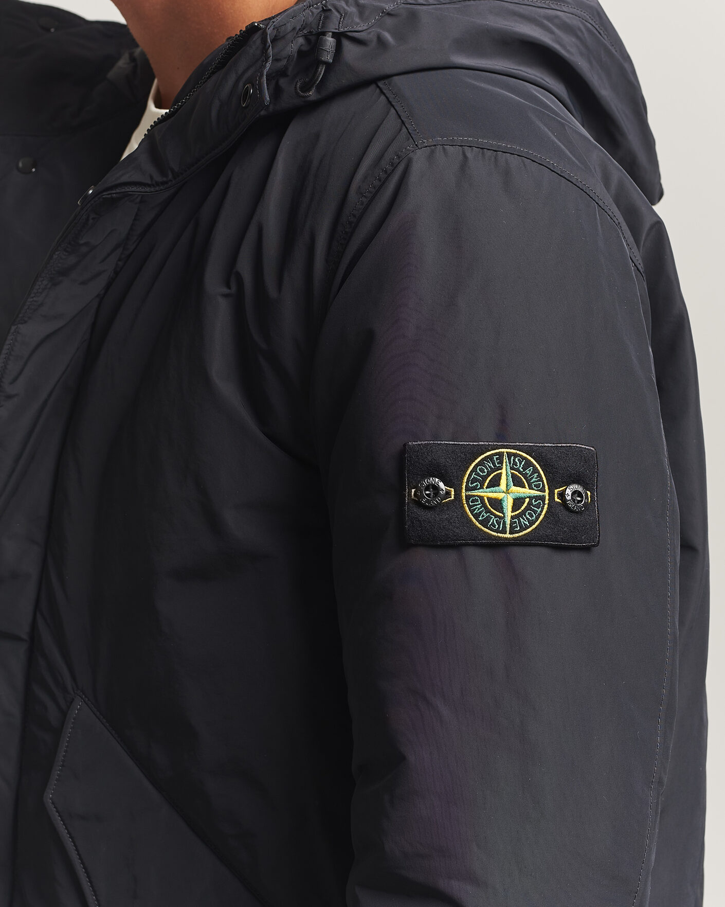 Heren | Jassen | Stone Island | Micro Twill Hood Jacket Black