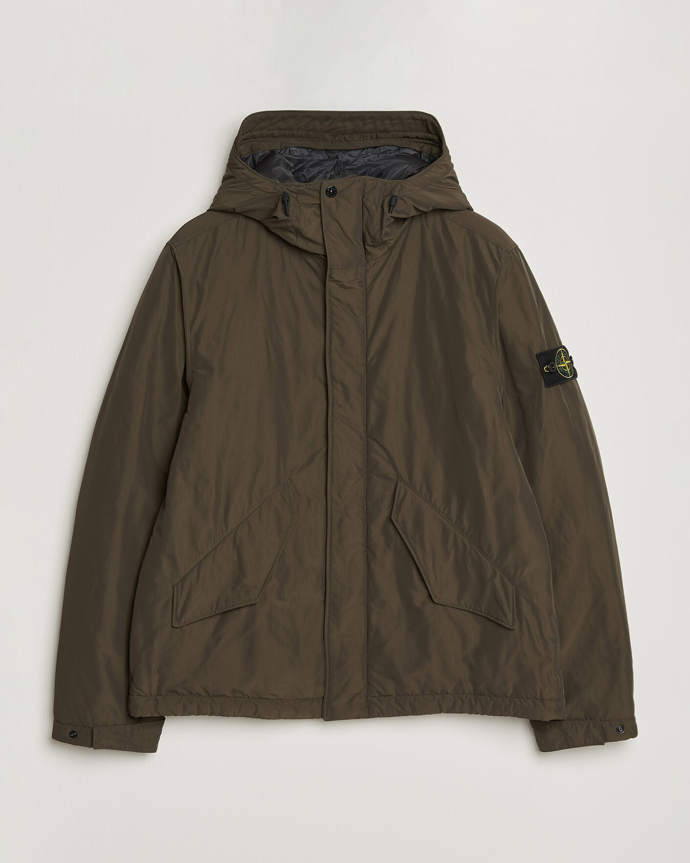 Heren | Jassen | Stone Island | Micro Twill Hood Jacket Coal Grey