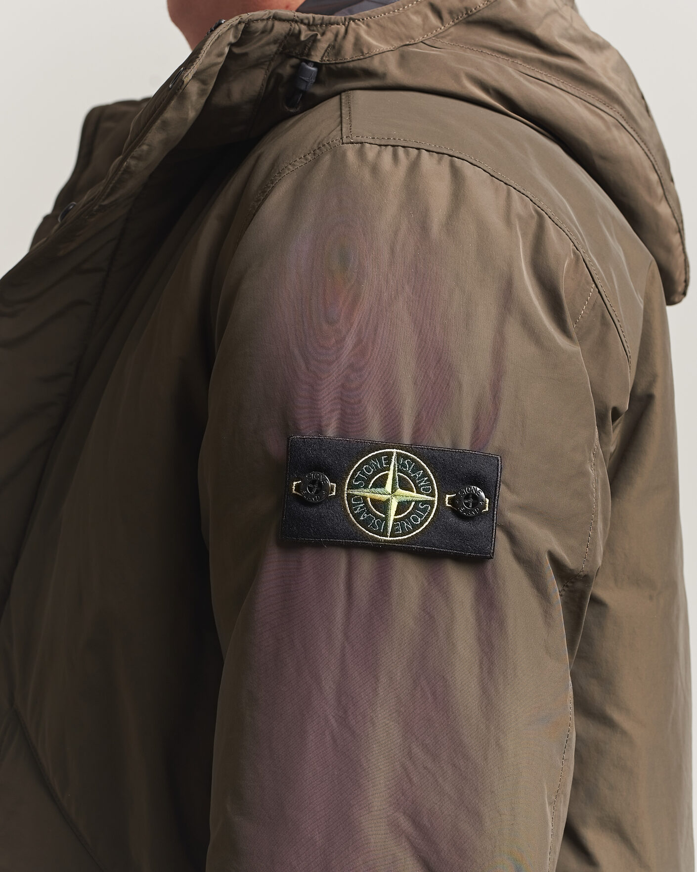 Heren | Jassen | Stone Island | Micro Twill Hood Jacket Coal Grey